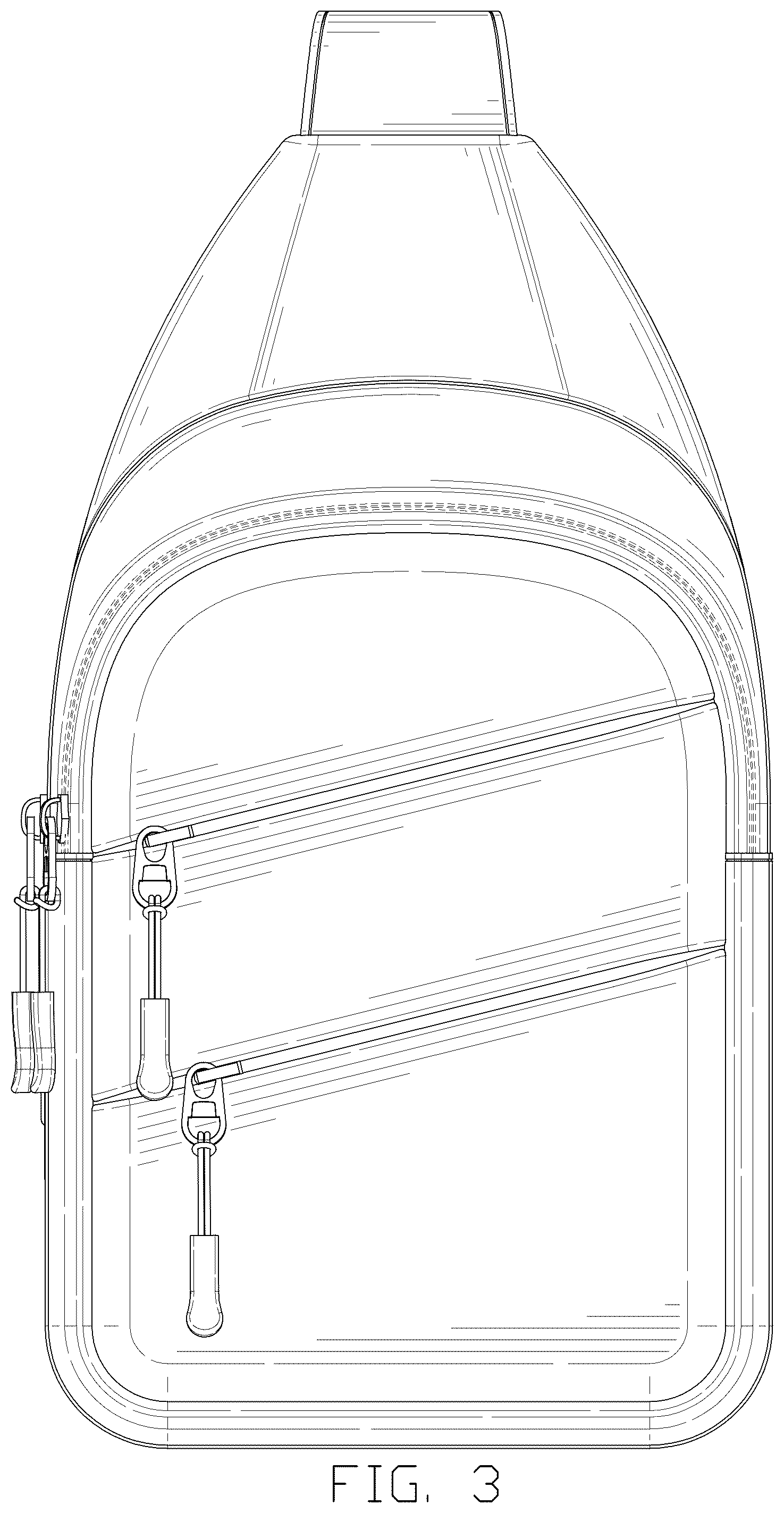 Patent USD1076420 Figure 3 – Sling bag
