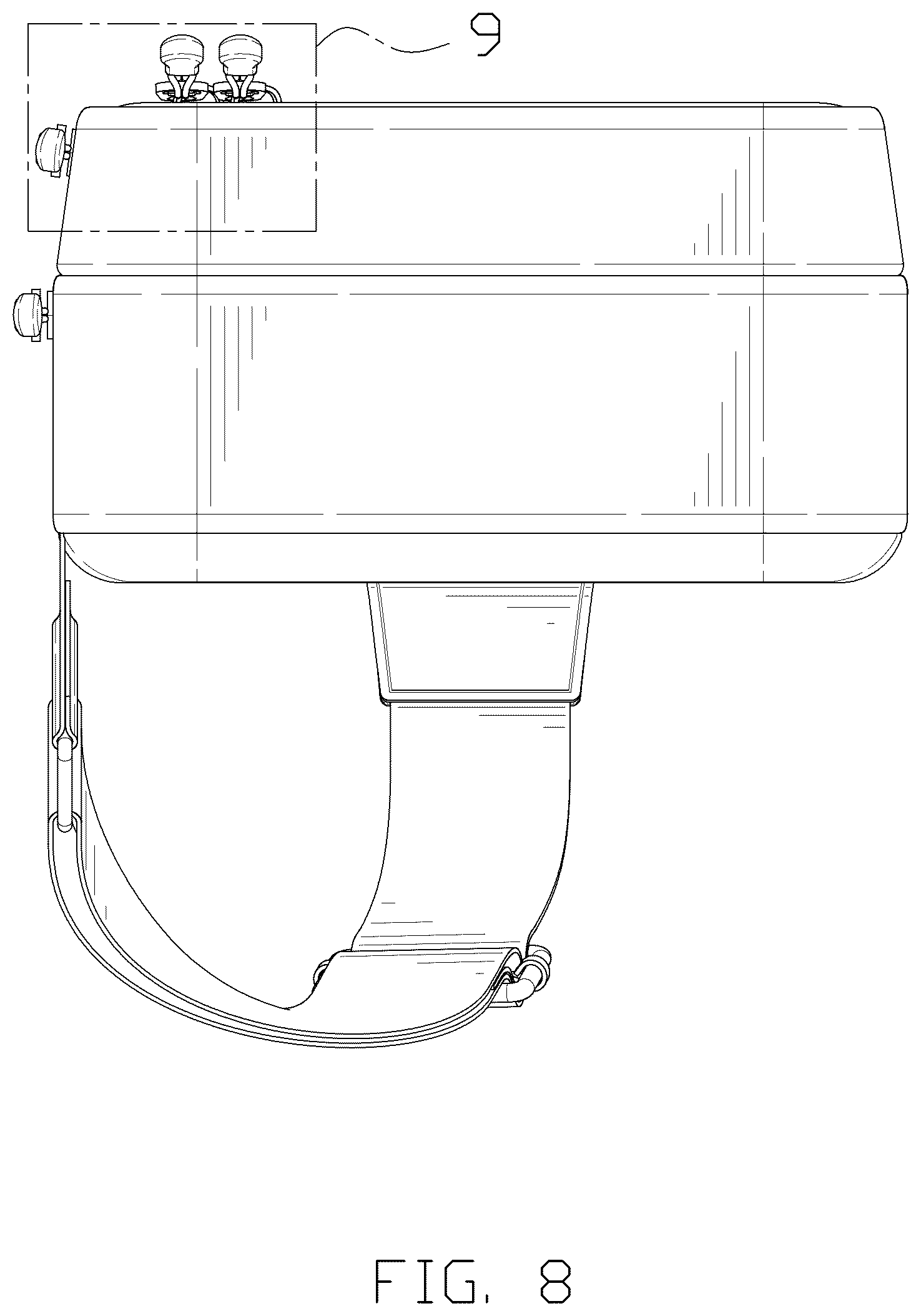 Patent USD1076420 Figure 8 – Sling bag
