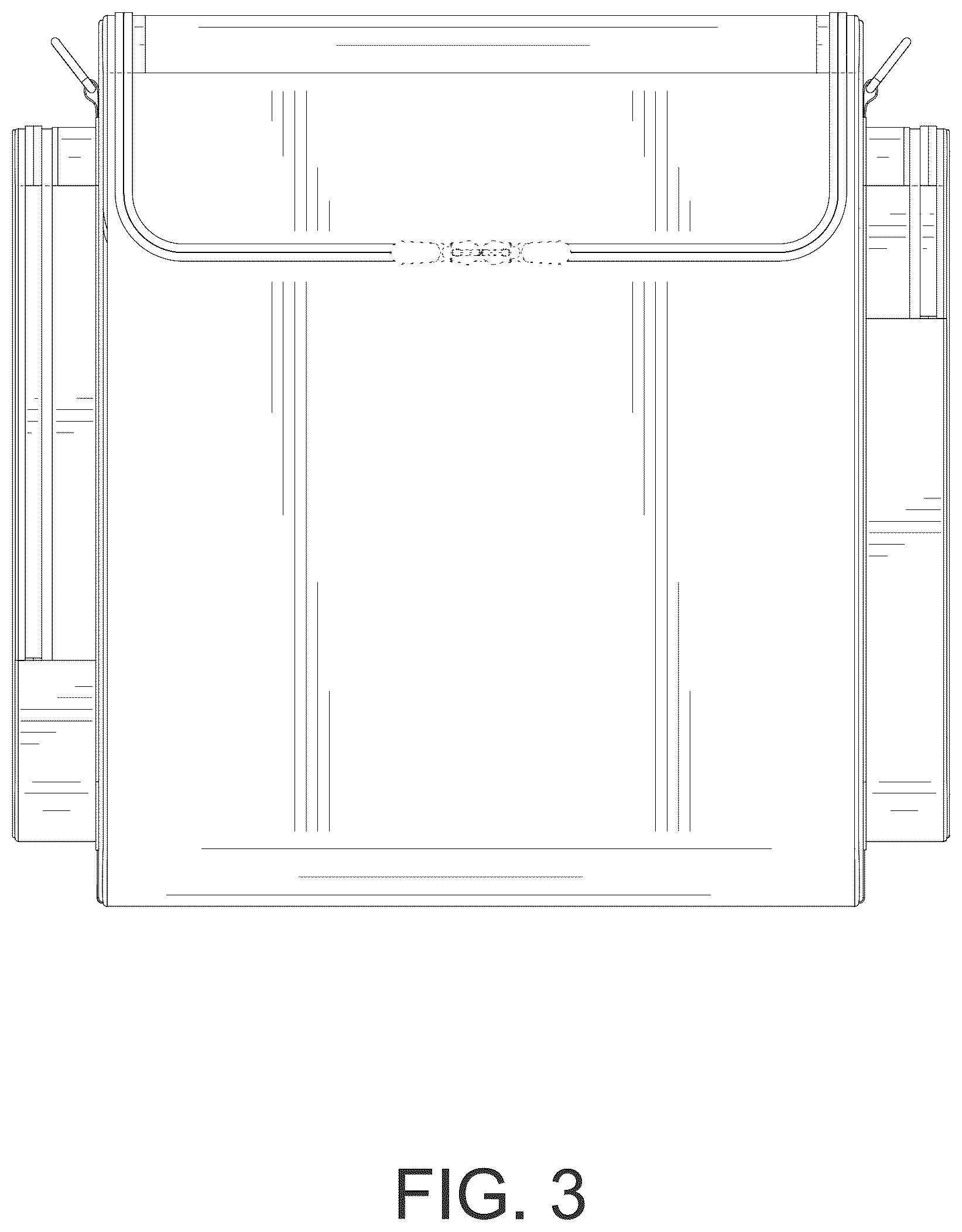 Patent USD1076421 Figure 3 – Speaker storage bag