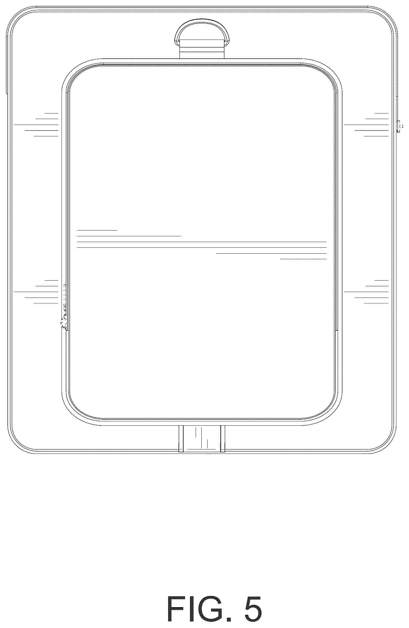 Patent USD1076421 Figure 5 – Speaker storage bag