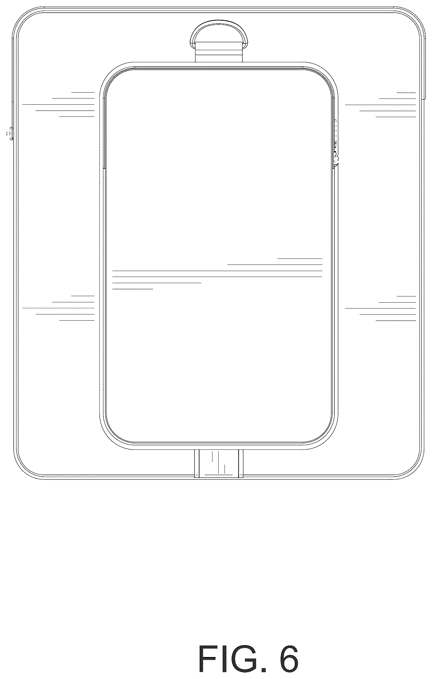 Patent USD1076421 Figure 6 – Speaker storage bag