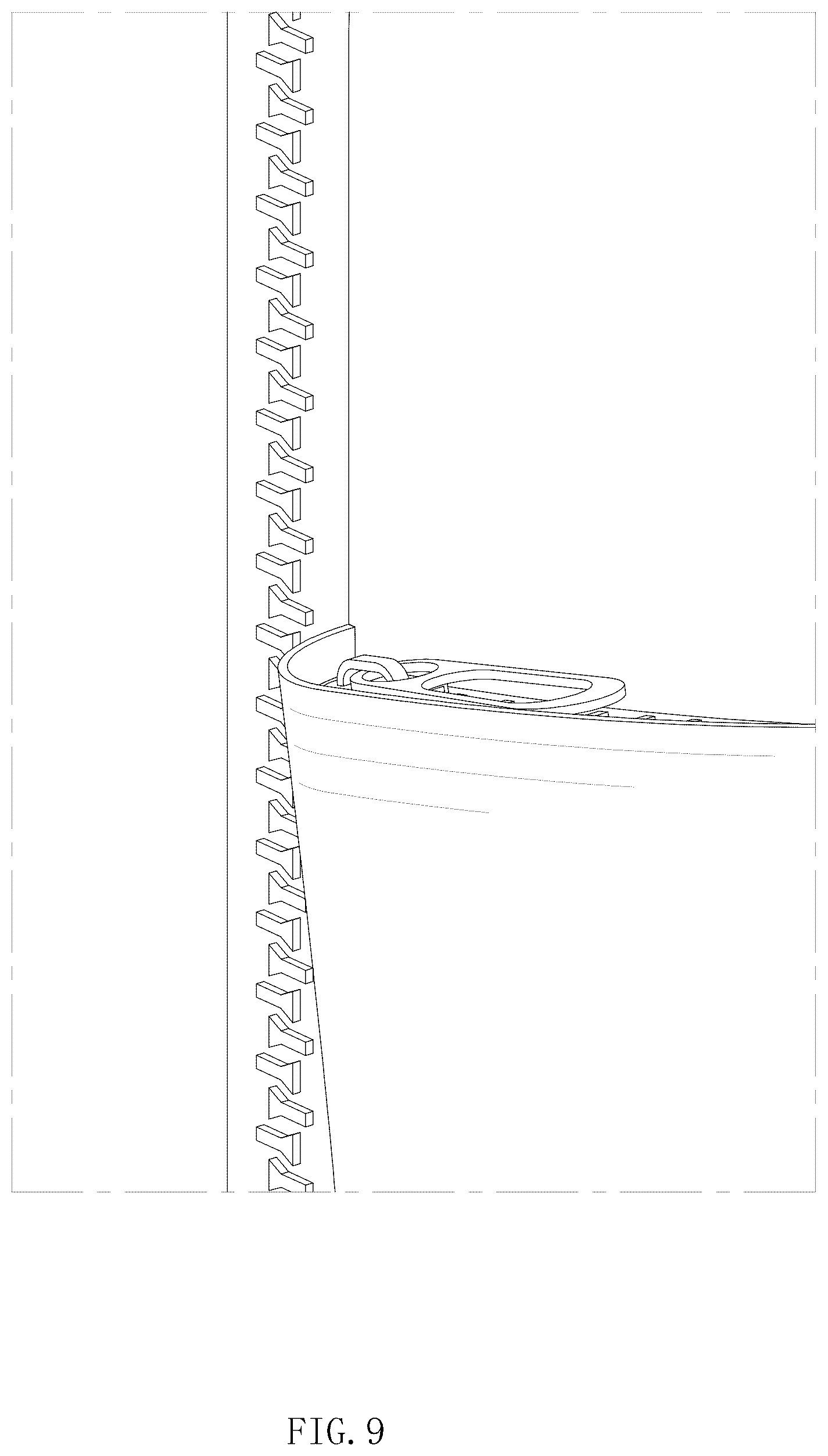 Patent USD1076422 Figure 9 – Garment duffle bag