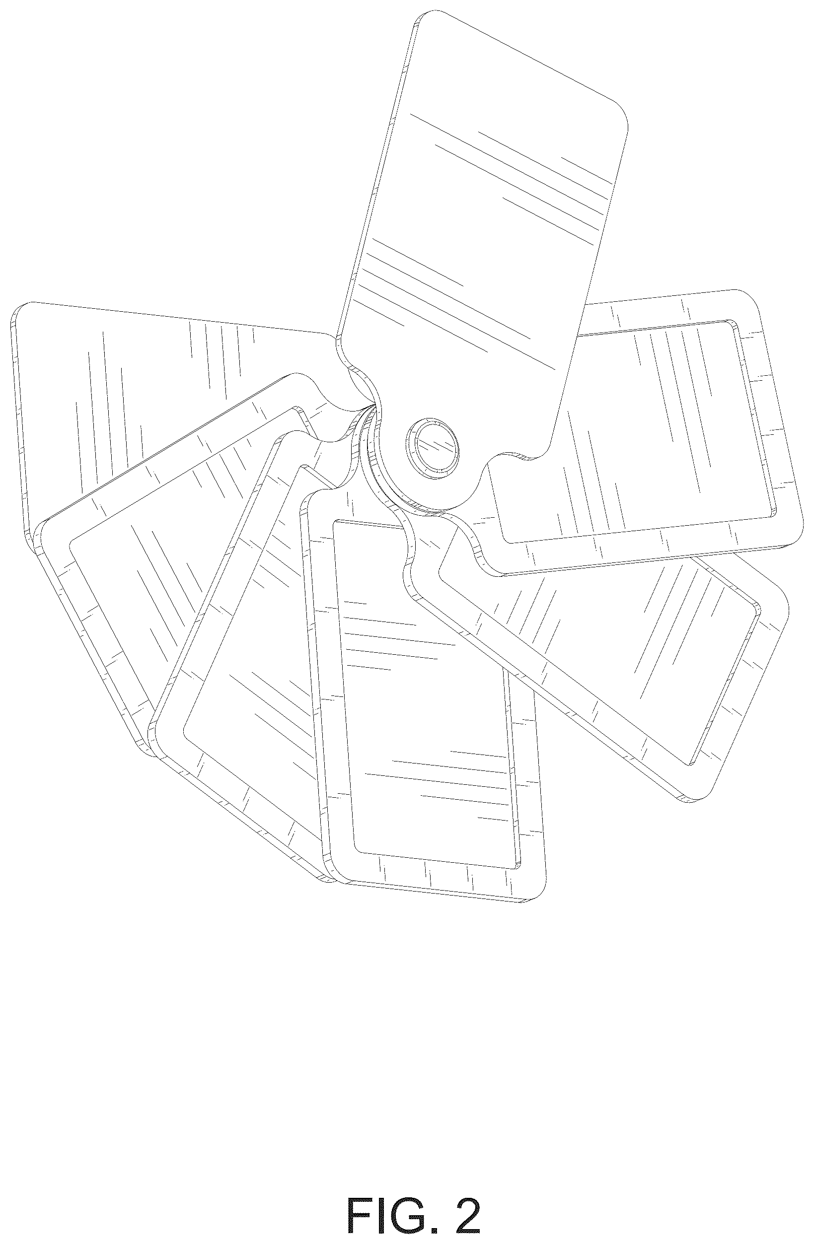 Patent USD1076423 Figure 2 – RFID card wallet