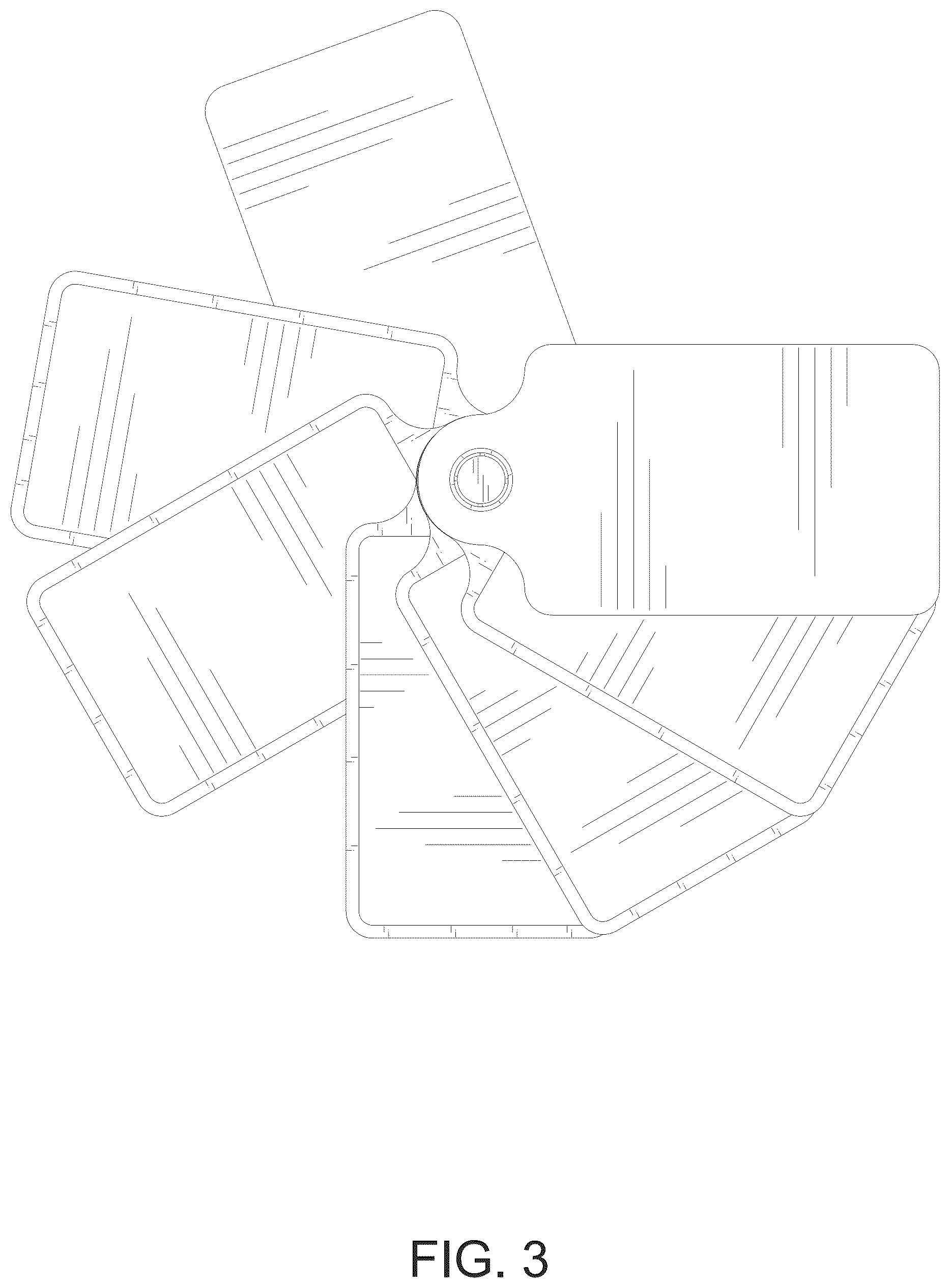 Patent USD1076423 Figure 3 – RFID card wallet