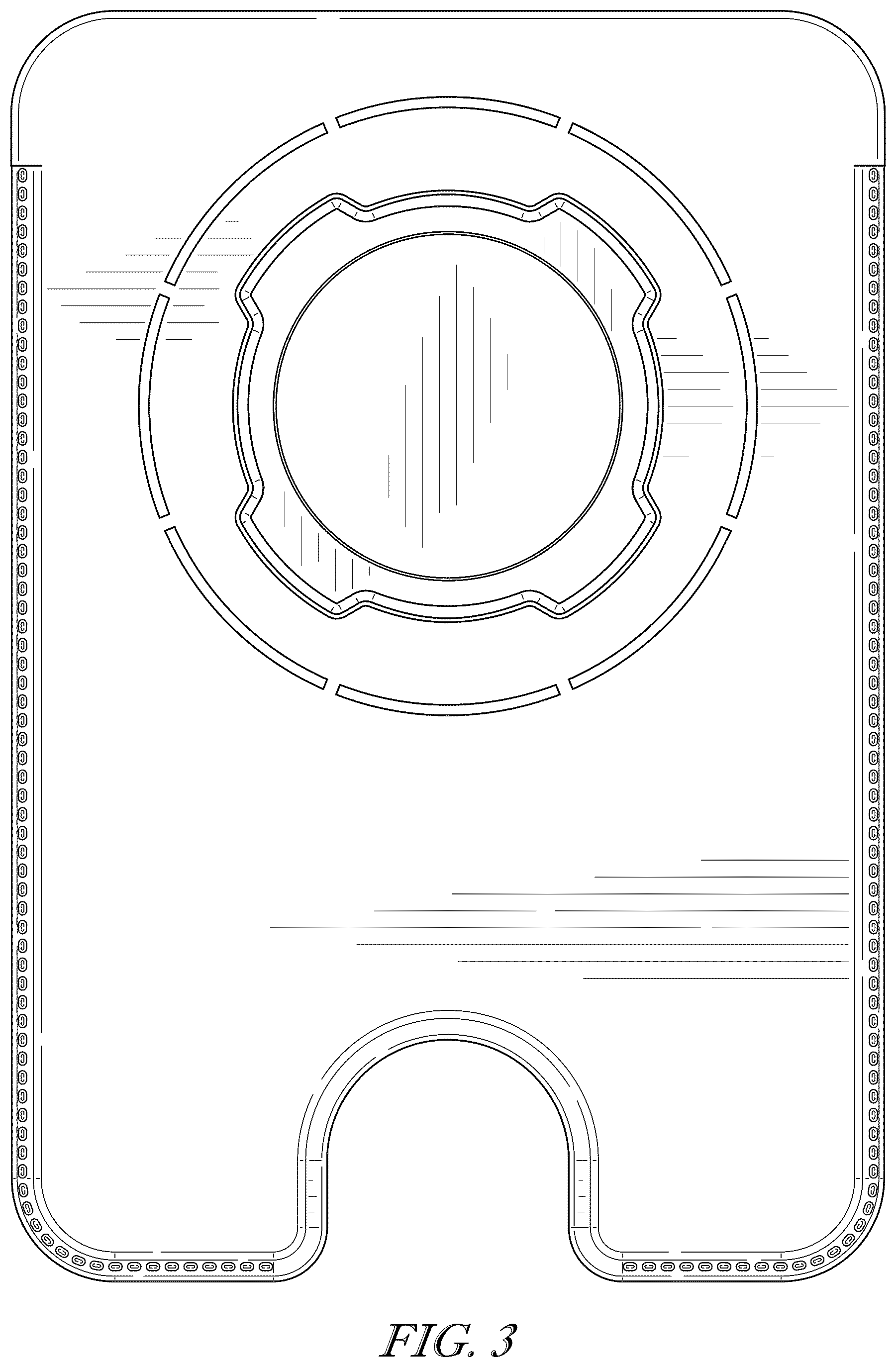 Patent USD1076425 Figure 3 – Wallet attachment