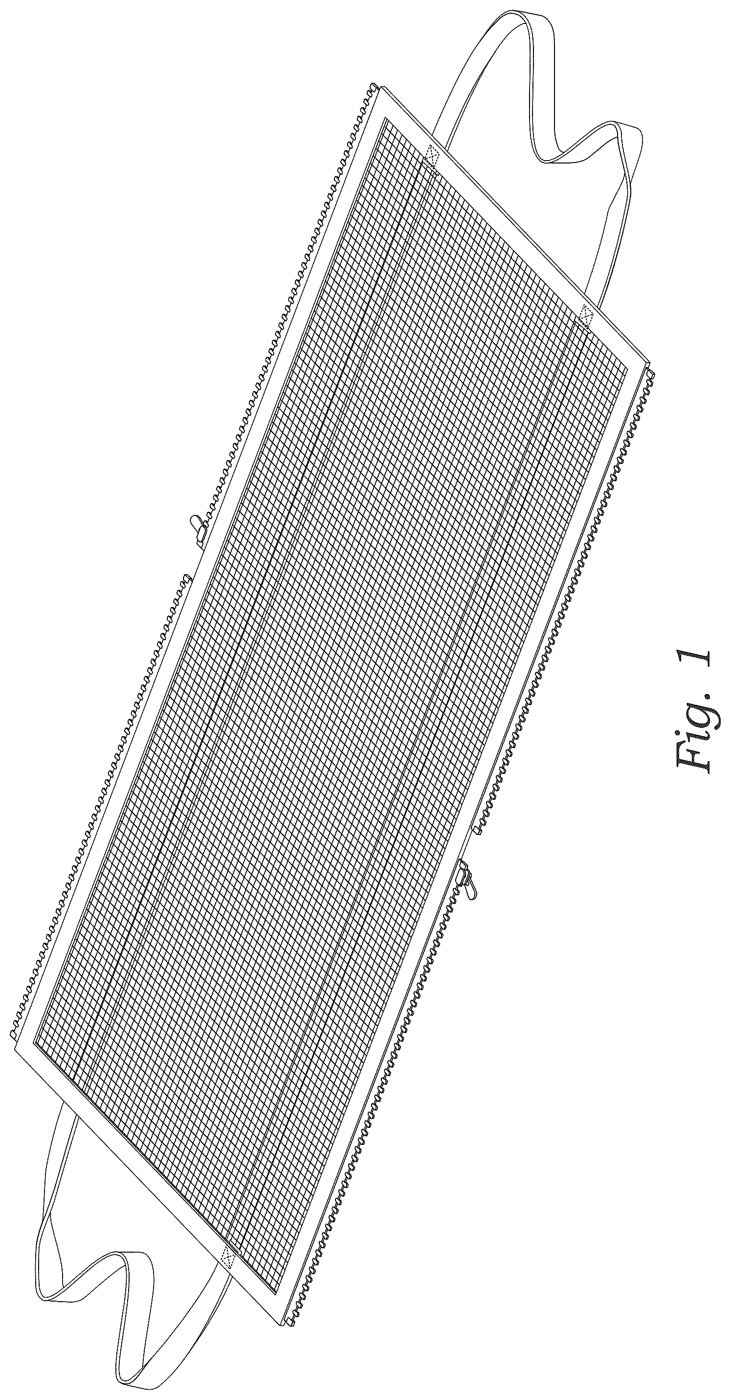 Patent USD1076426 Figure 1 – Sports bag