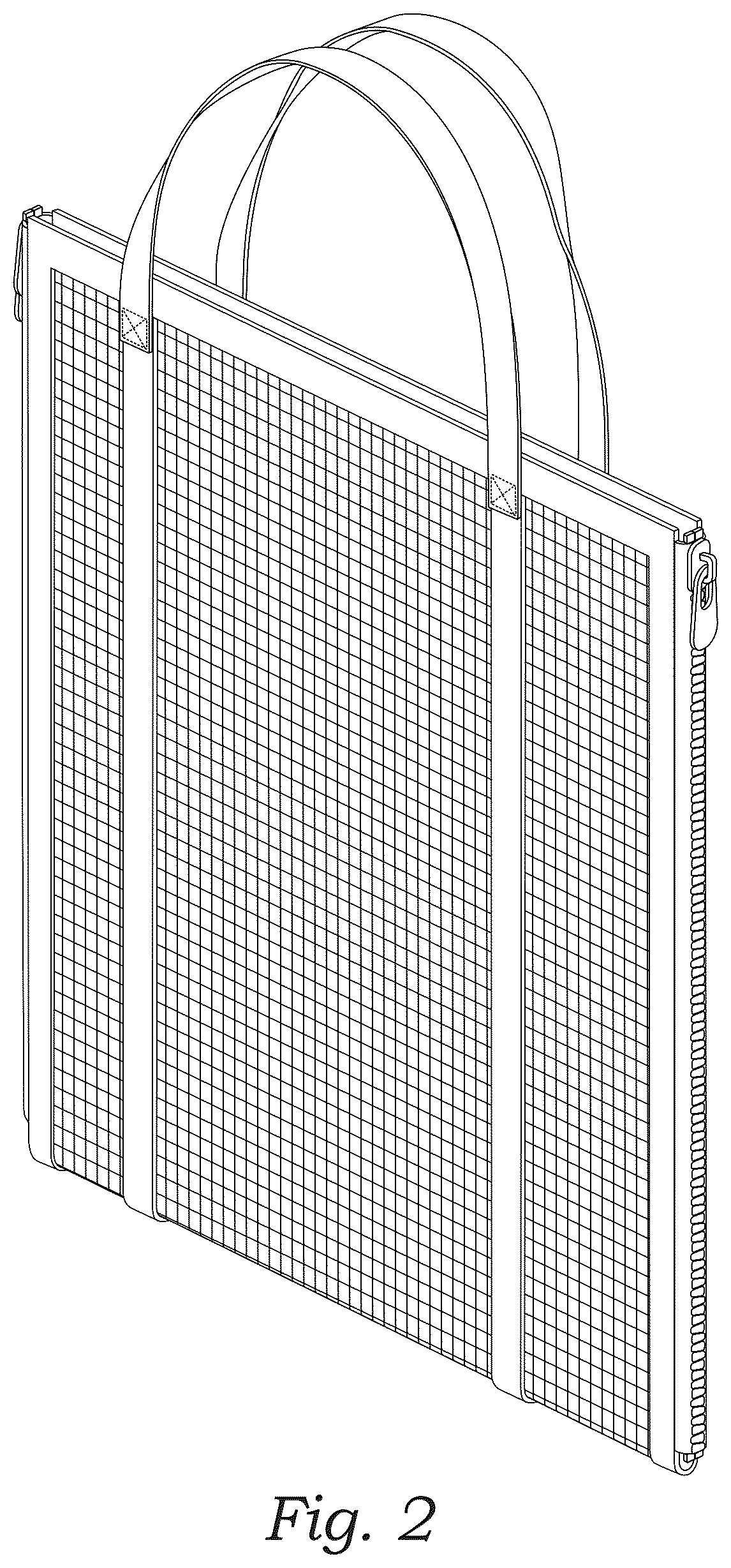 Patent USD1076426 Figure 2 – Sports bag