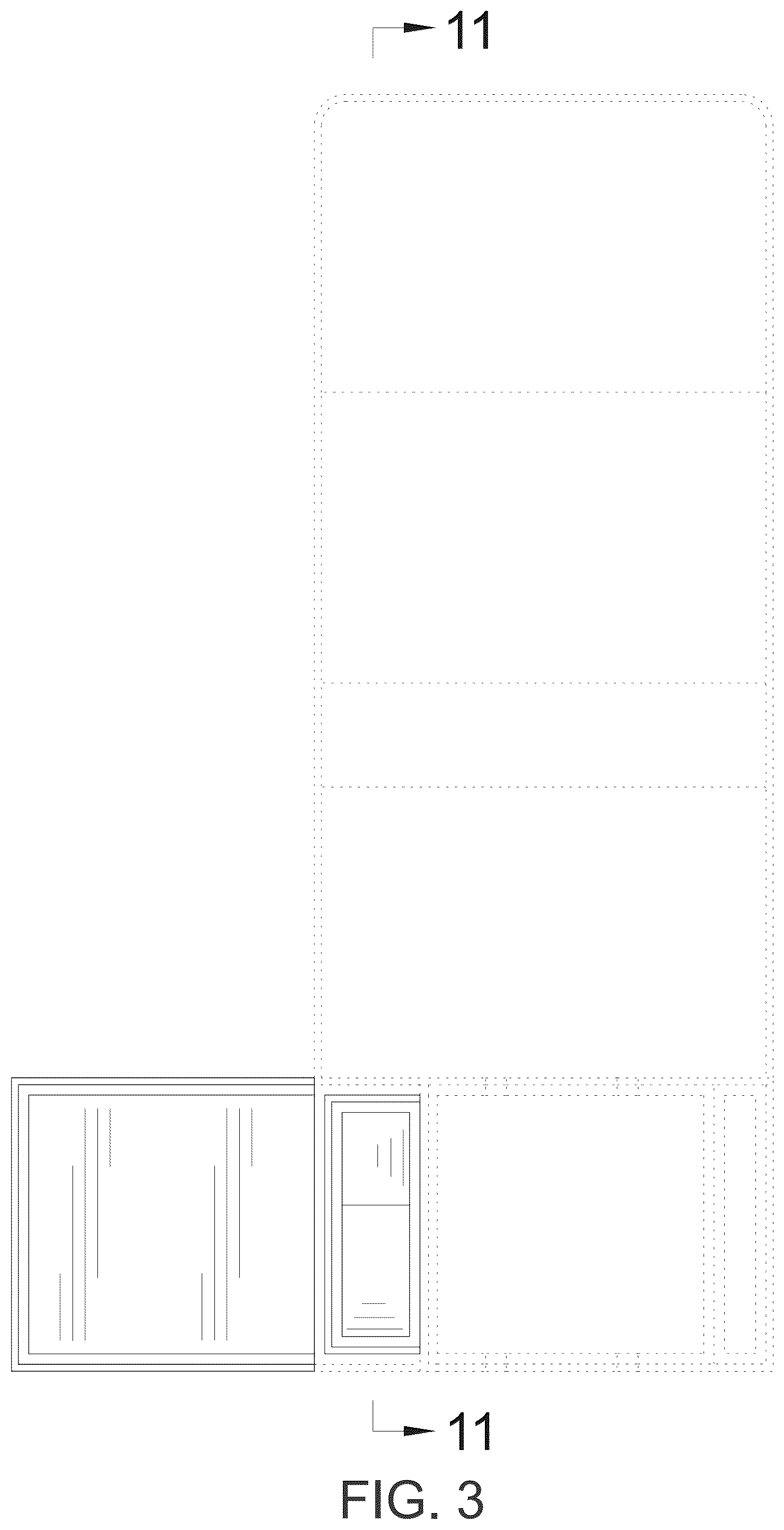 Patent USD1076430 Figure 3 – Storage box
