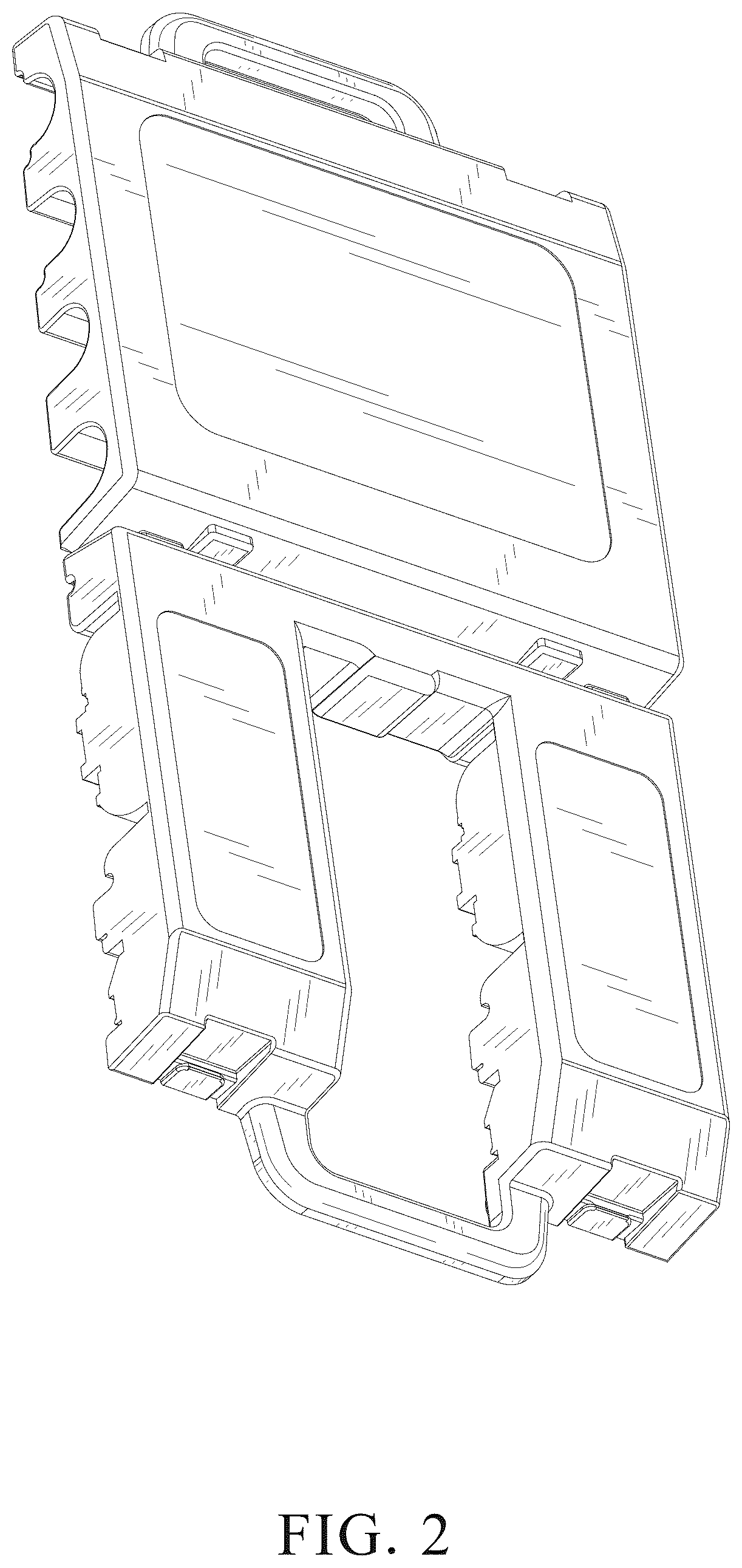 Patent USD1076431 Figure 2 – Trowel box