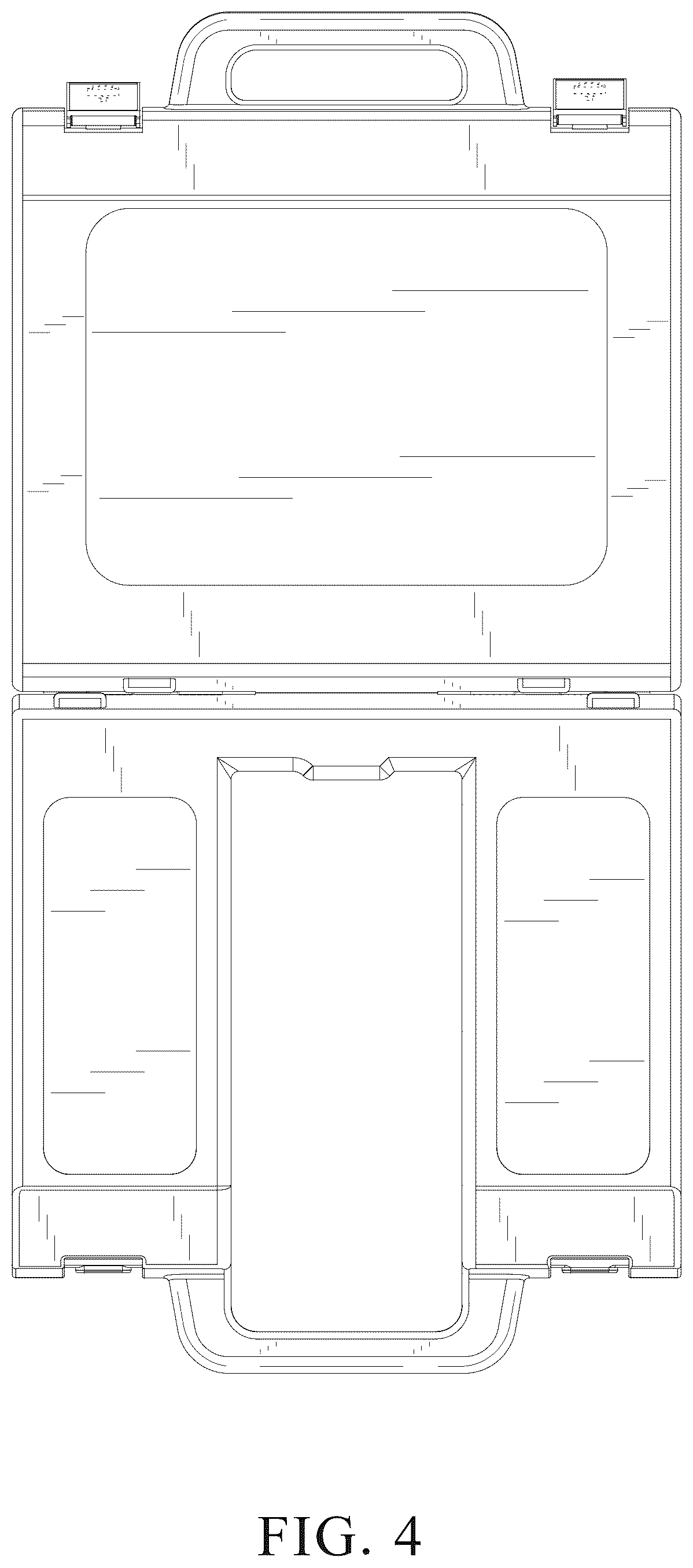 Patent USD1076431 Figure 4 – Trowel box