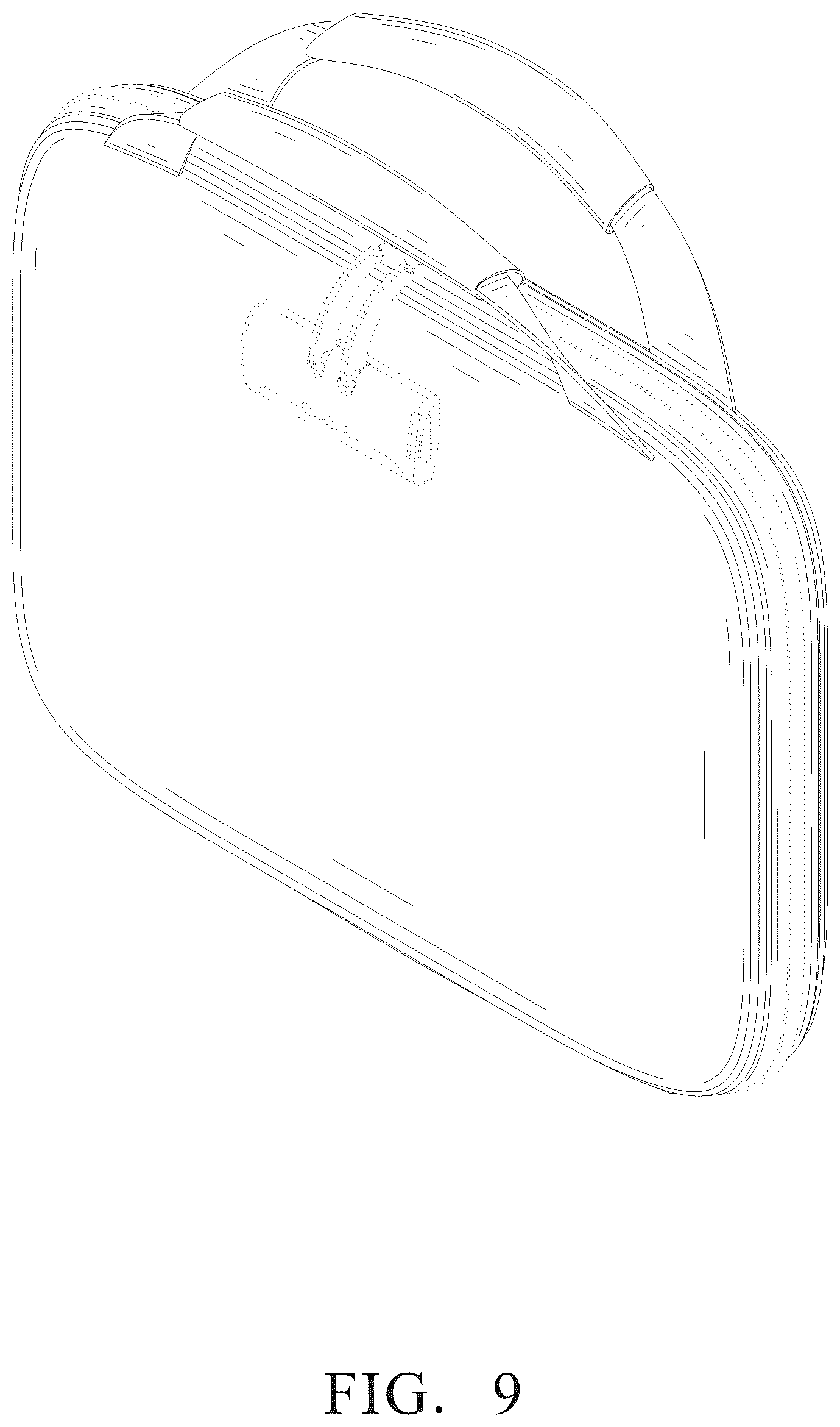 Patent USD1076432 Figure 9 – Fireproof carrying case