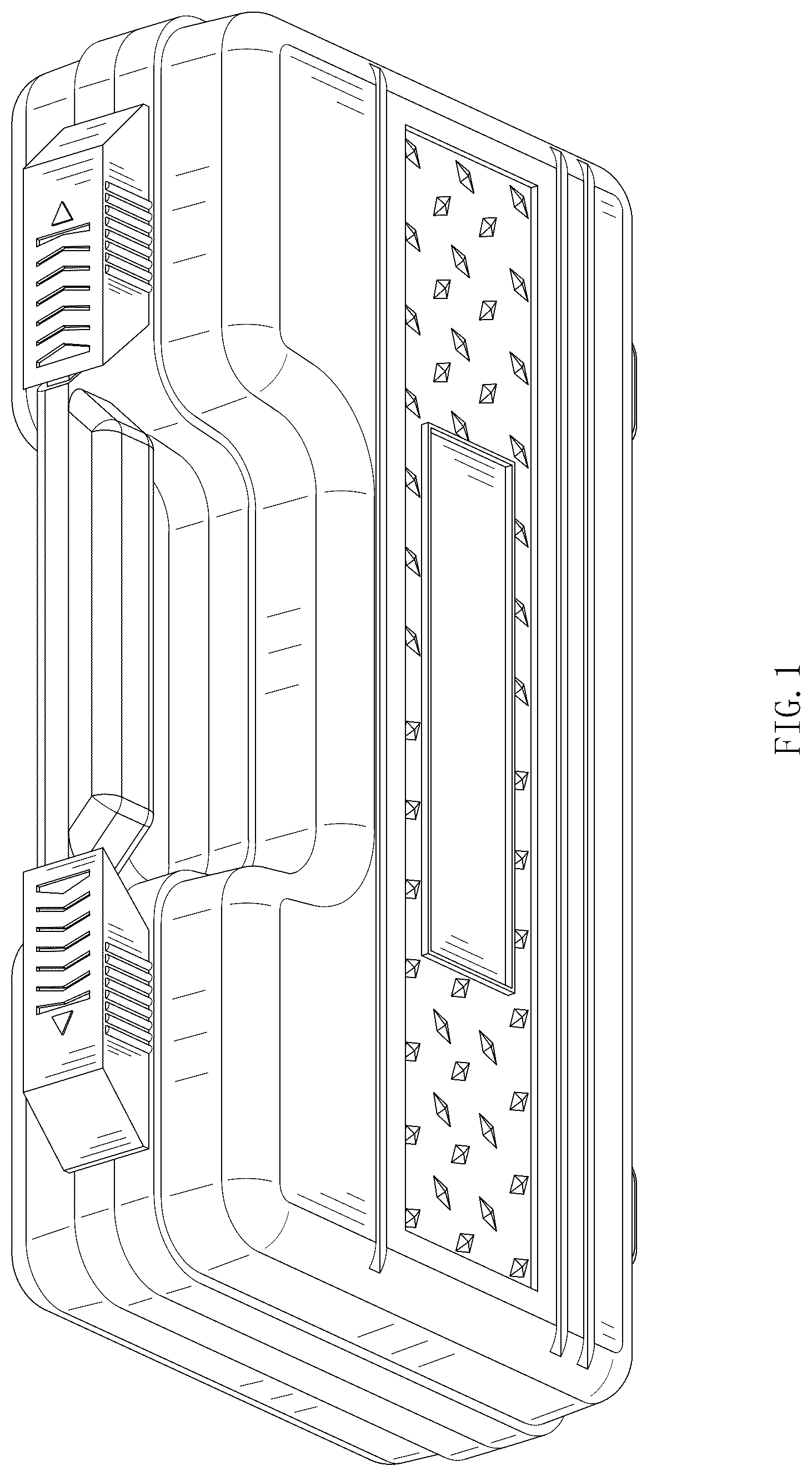Patent USD1076433 Figure 1 – Toolbox