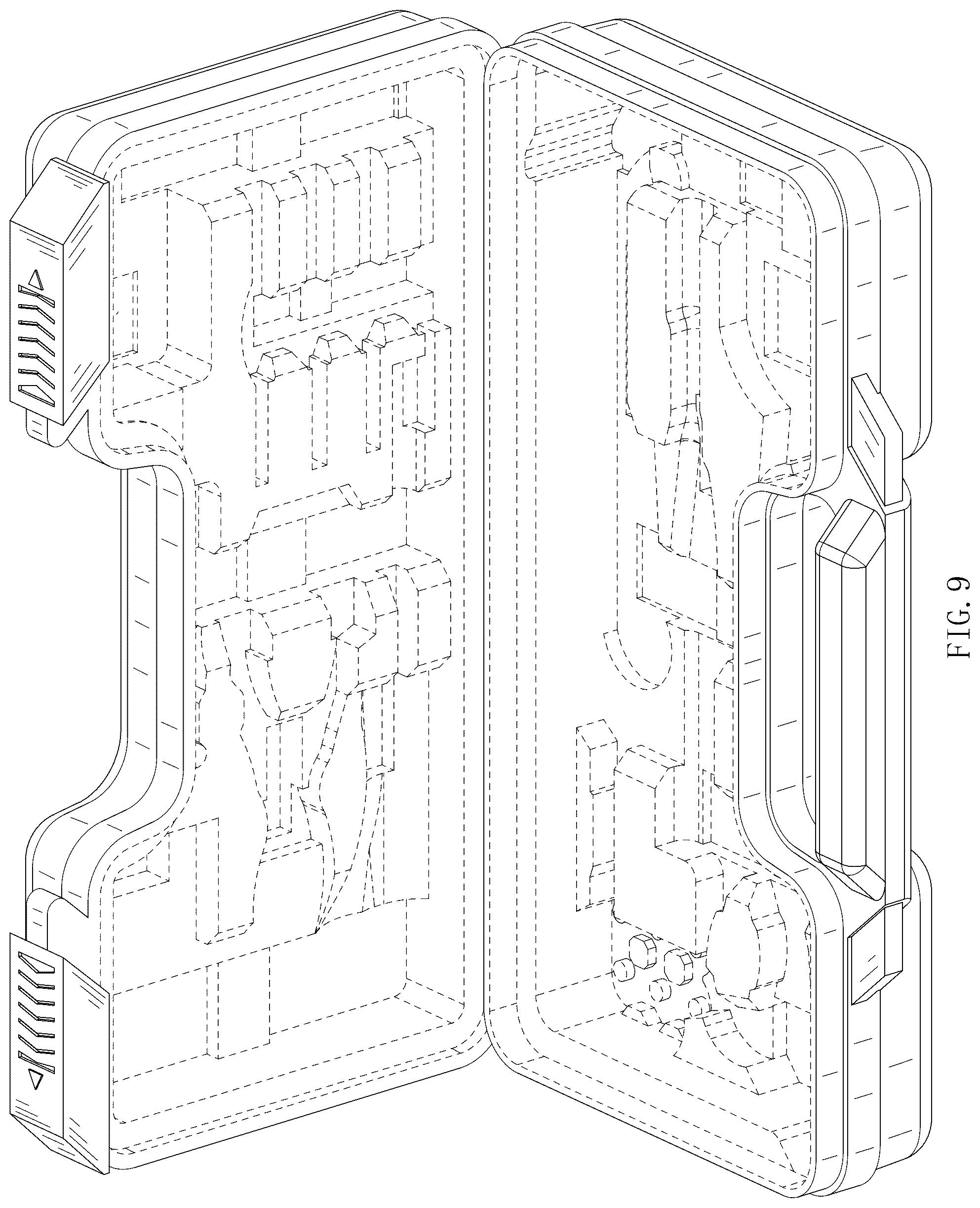 Patent USD1076433 Figure 9 – Toolbox