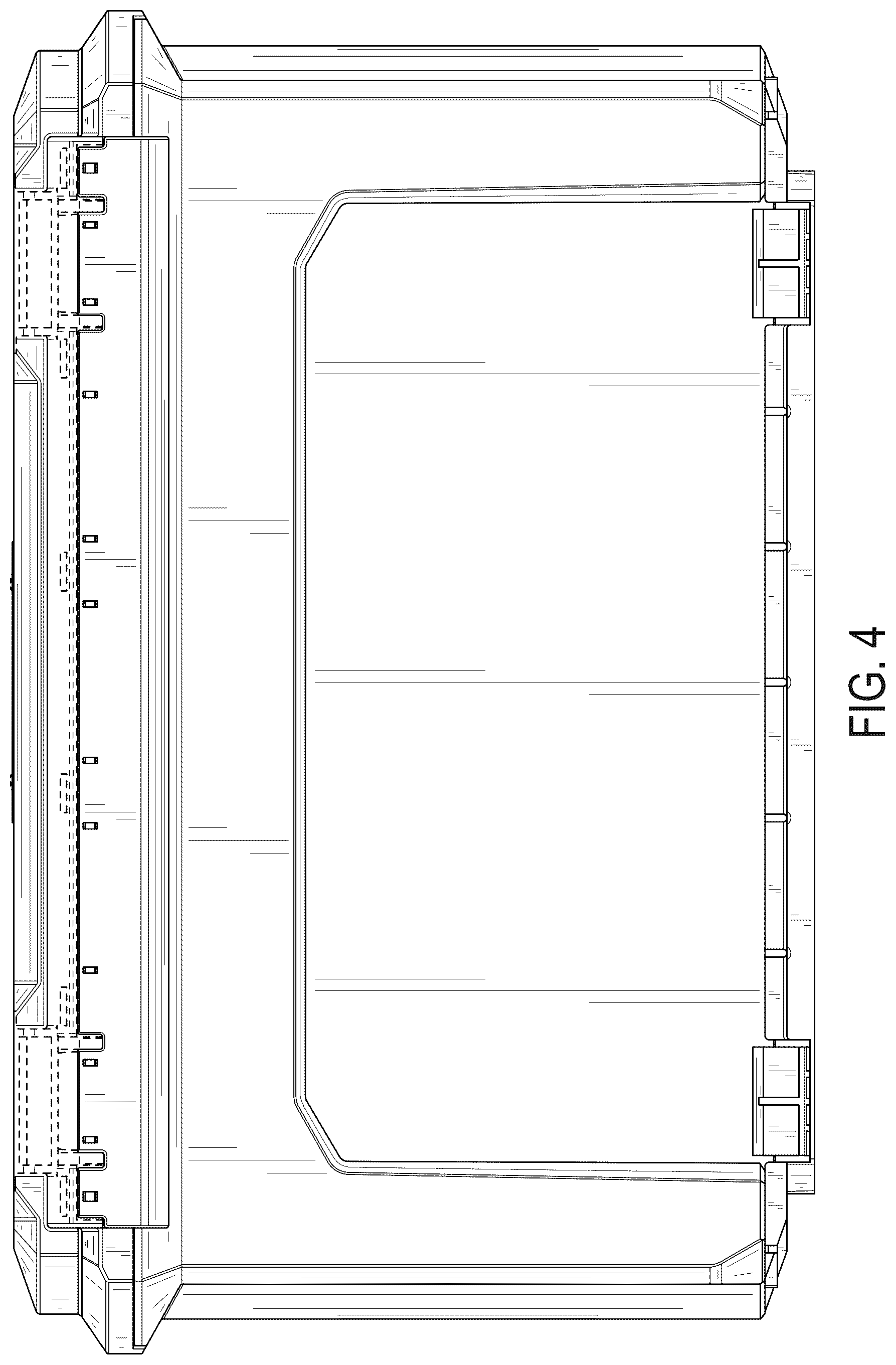 Patent USD1076436 Figure 4 – Drawered storage unit