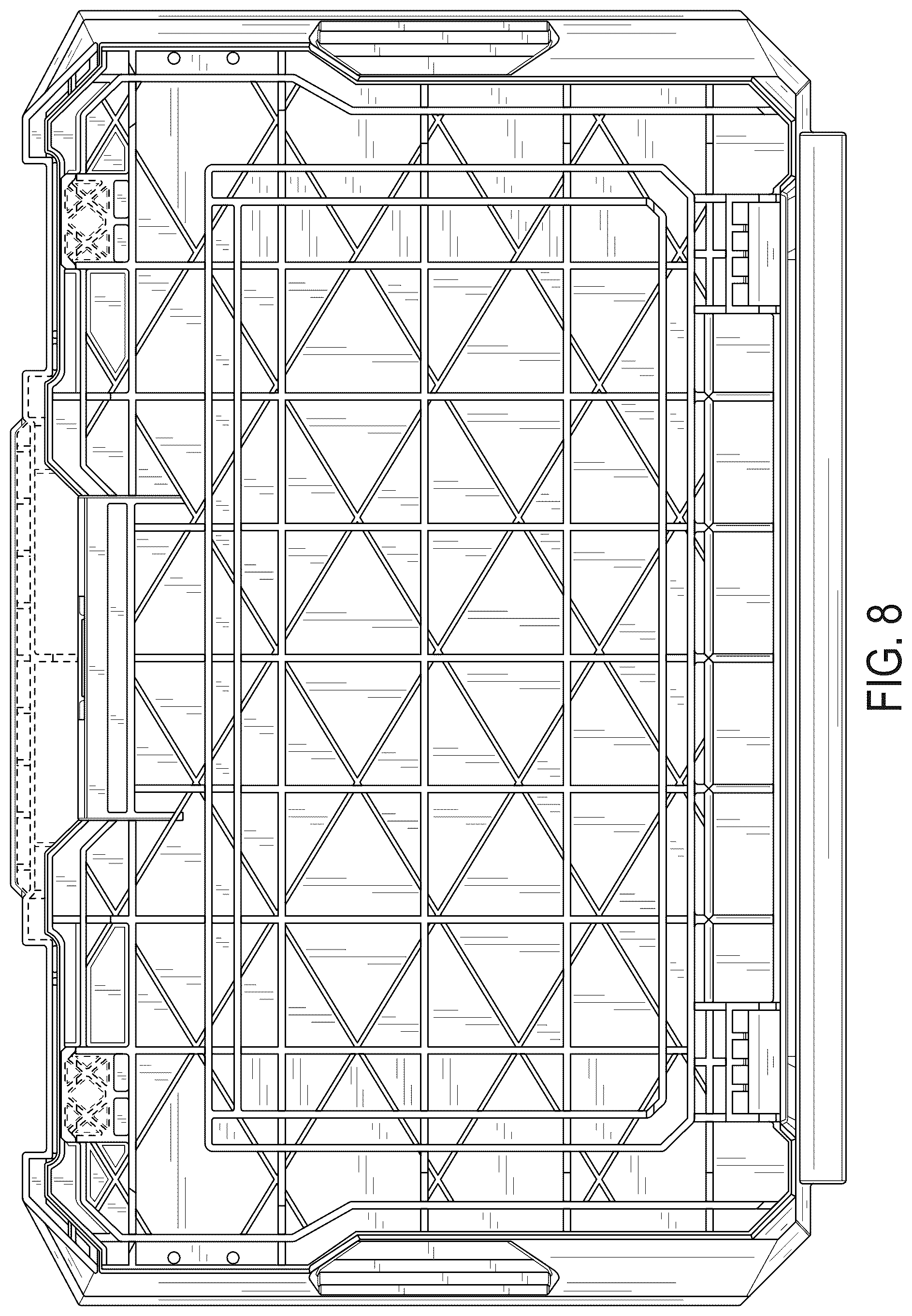 Patent USD1076436 Figure 8 – Drawered storage unit