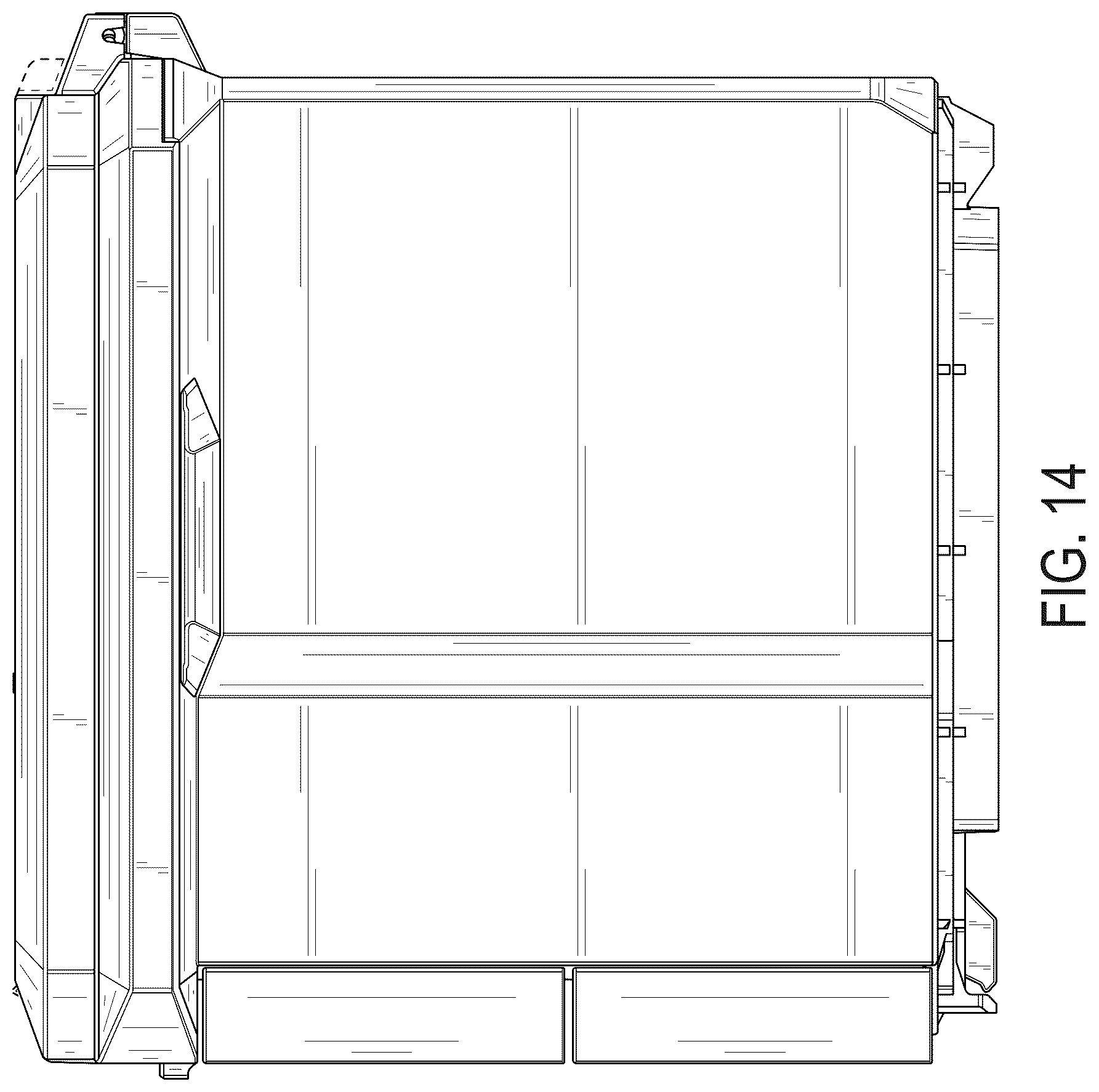 Patent USD1076436 Figure 14 – Drawered storage unit