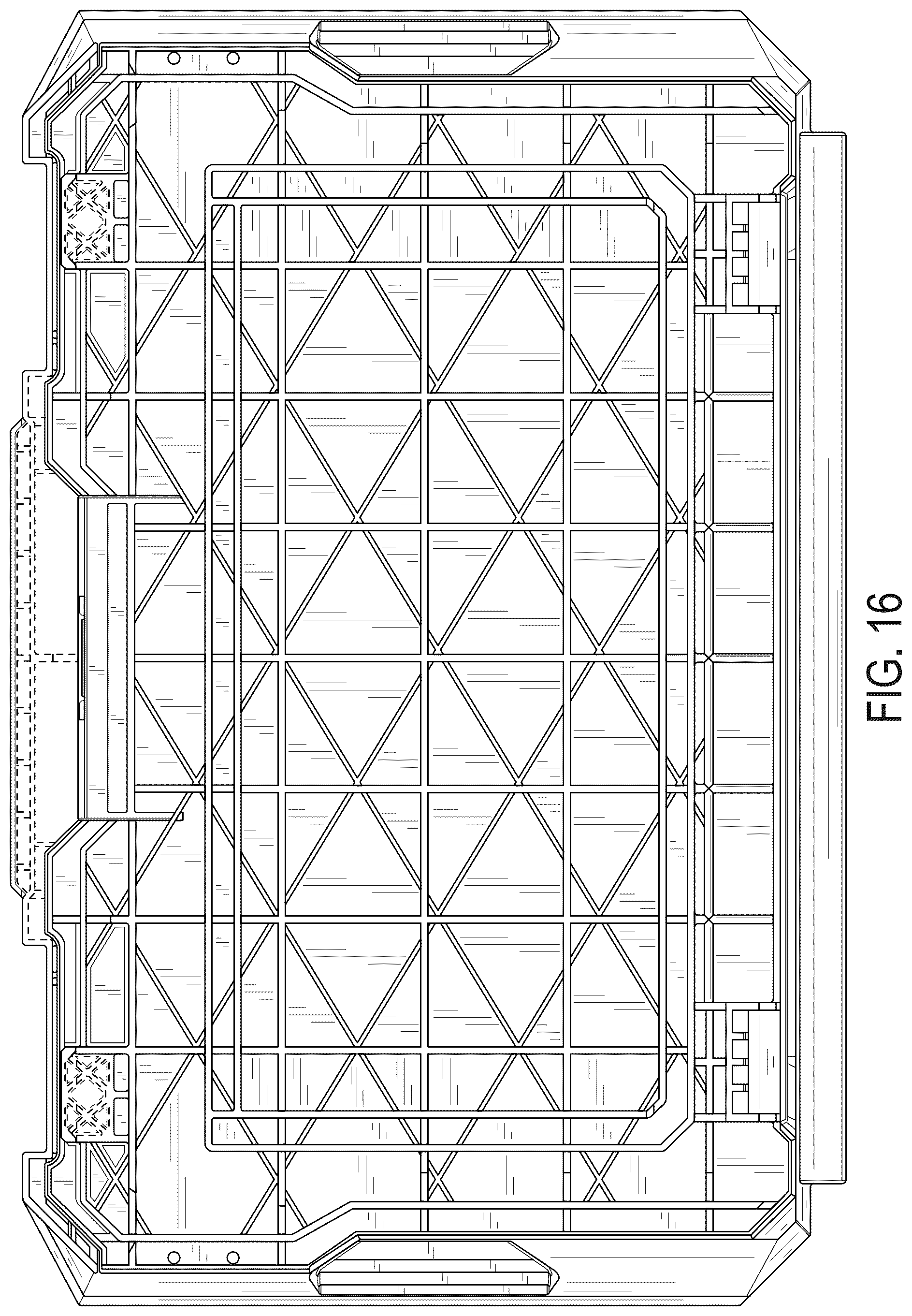 Patent USD1076436 Figure 16 – Drawered storage unit