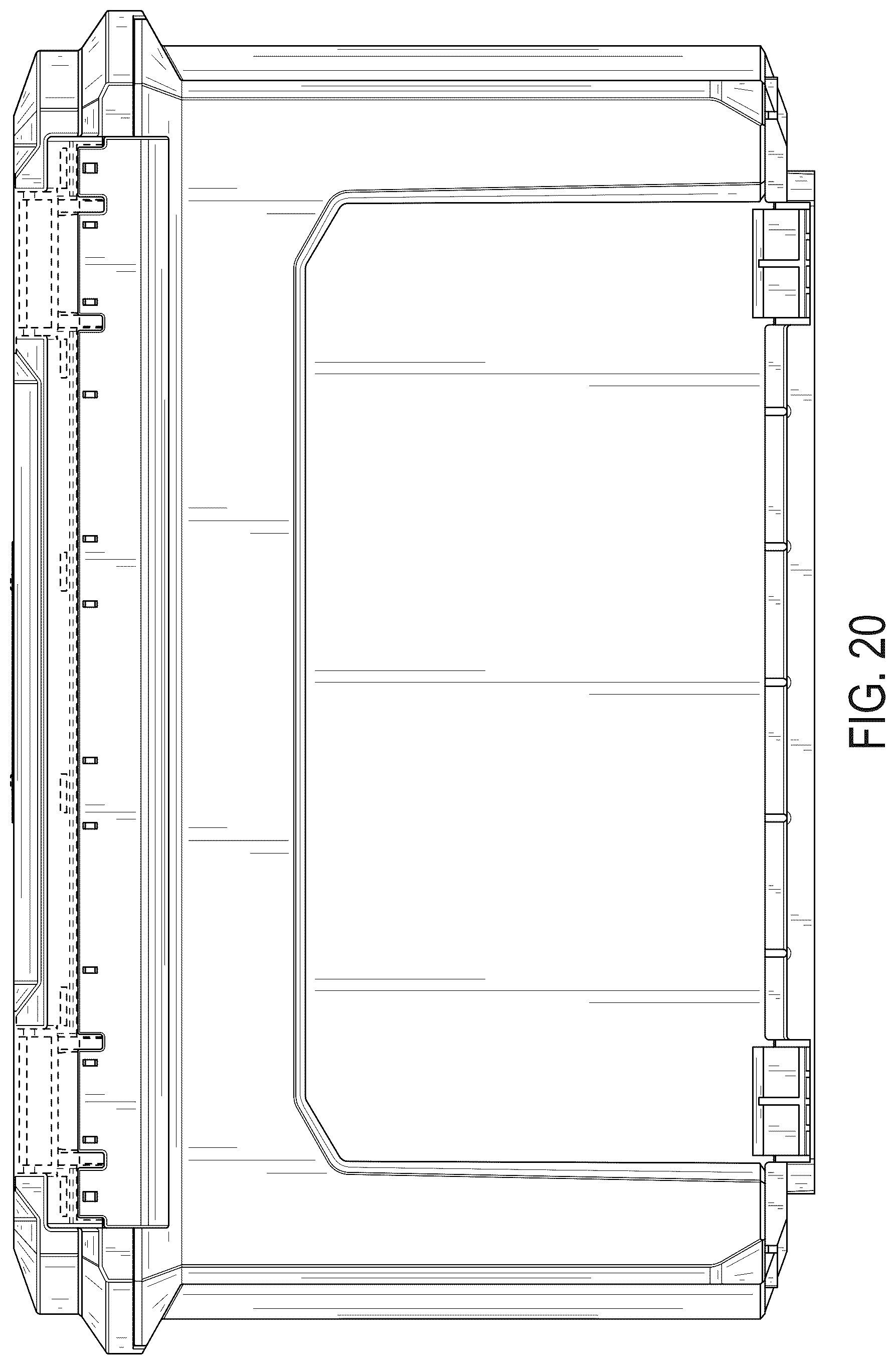 Patent USD1076436 Figure 20 – Drawered storage unit