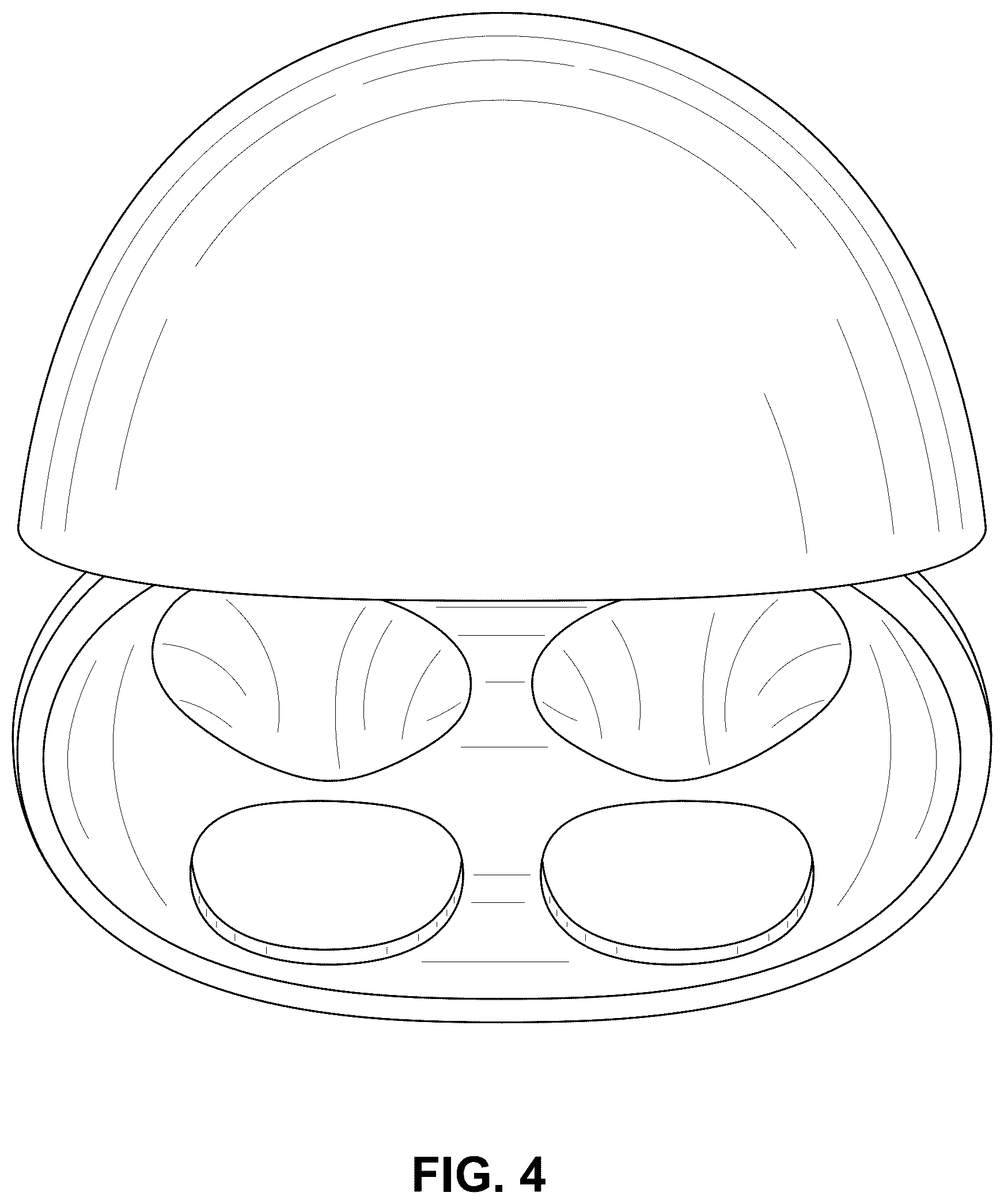 Patent USD1076438 Figure 4 – Earphone case