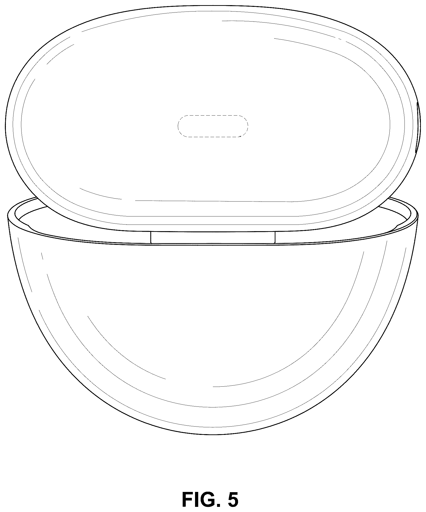 Patent USD1076438 Figure 5 – Earphone case