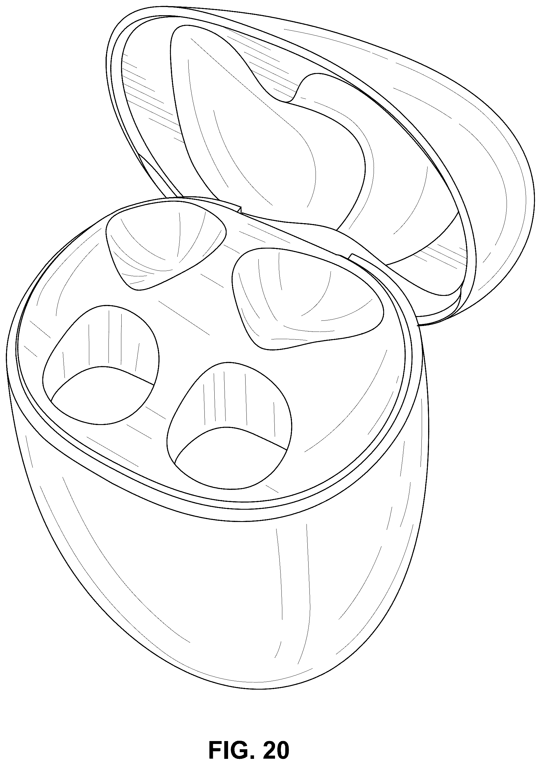 Patent USD1076438 Figure 20 – Earphone case