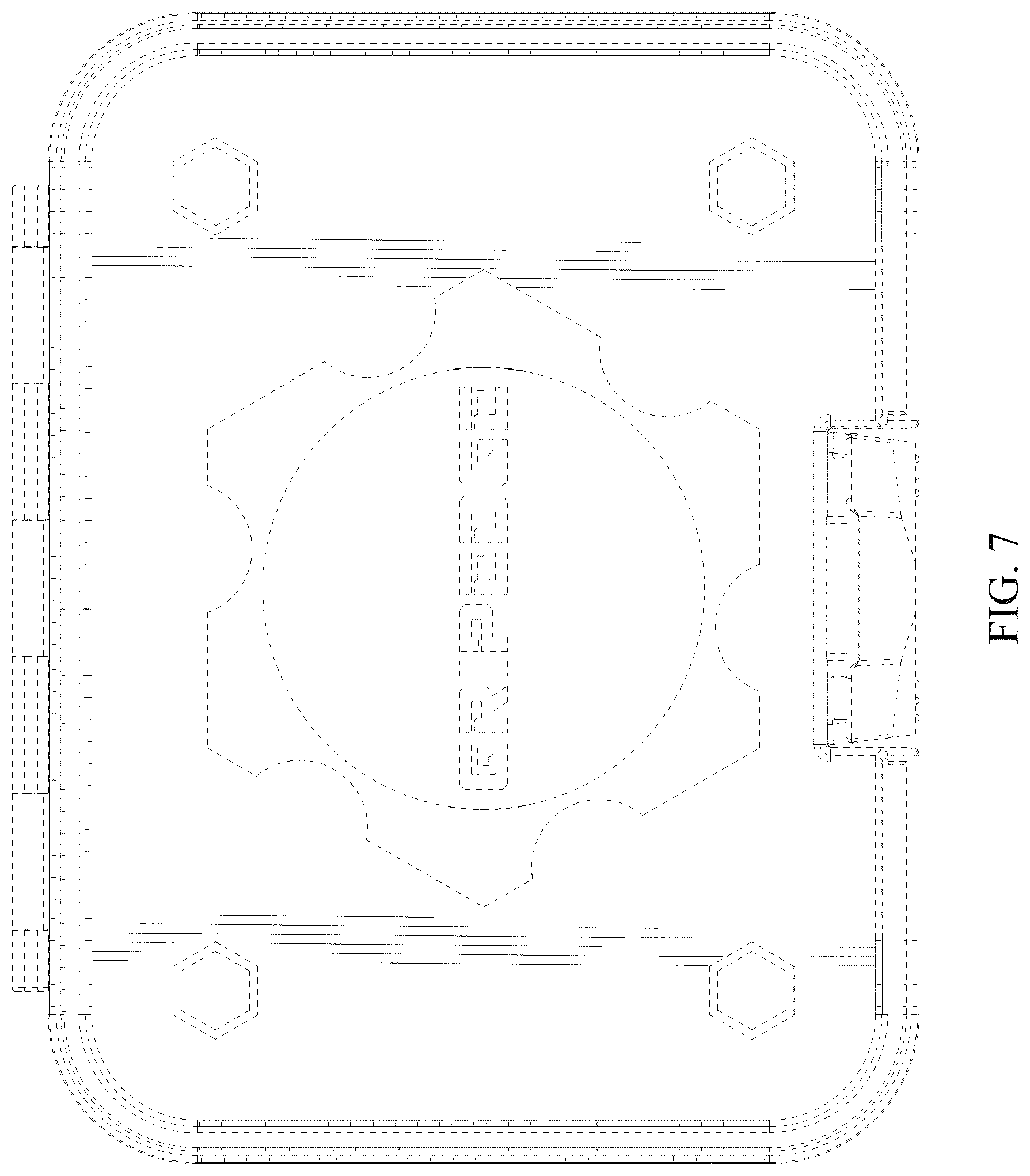 Patent USD1076440 Figure 7 – Tool box