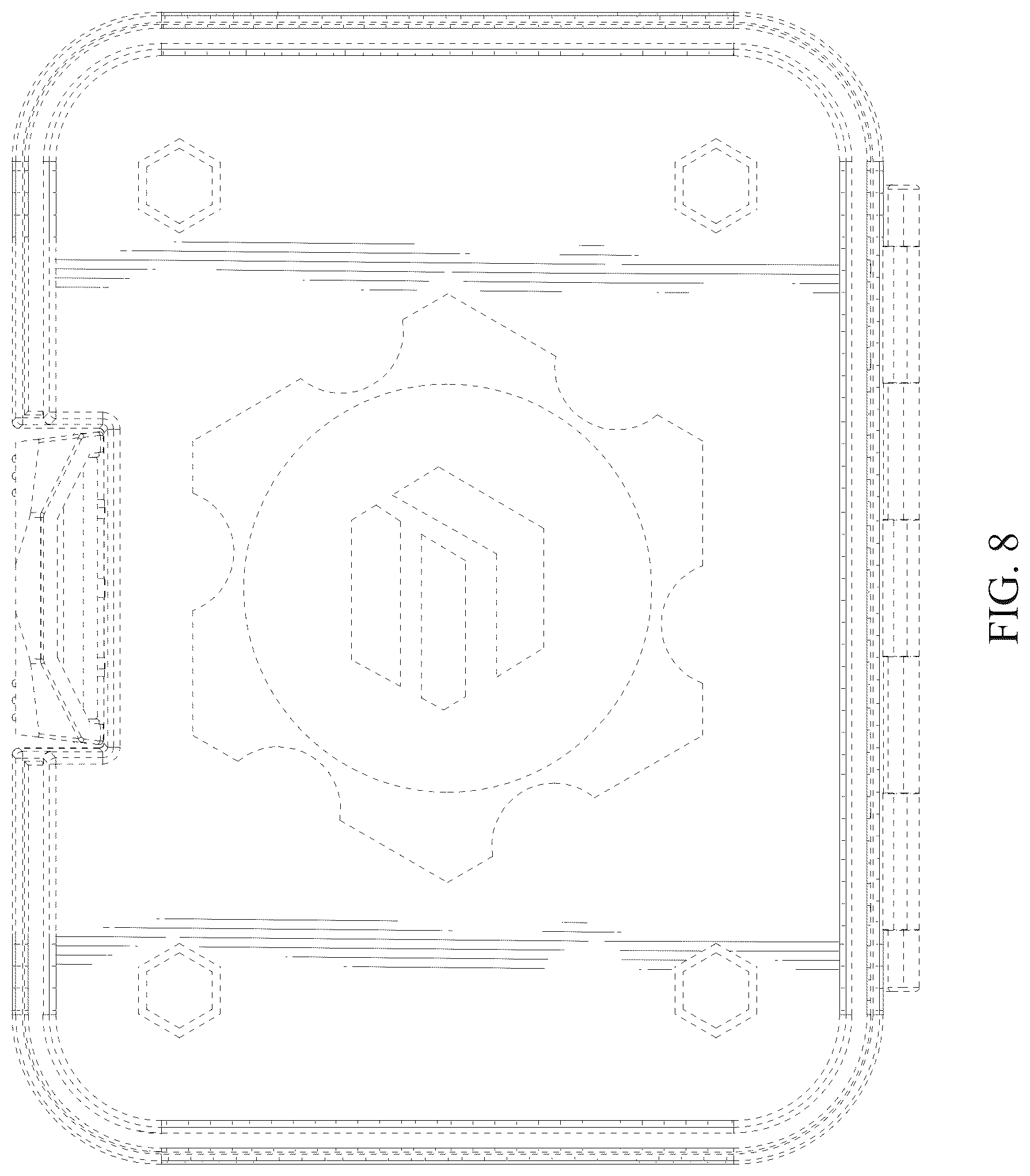 Patent USD1076440 Figure 8 – Tool box