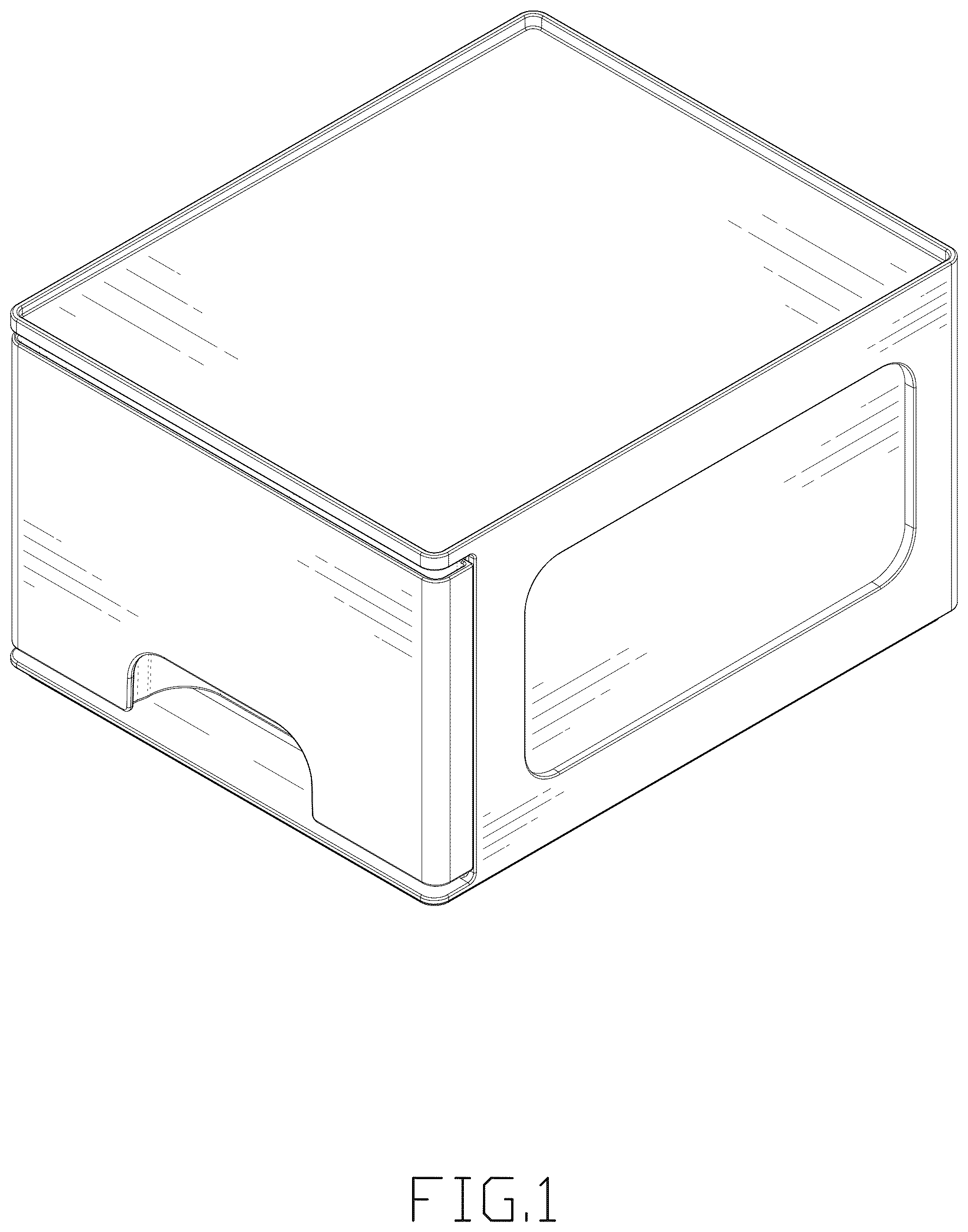 Patent USD1076441 — Drawer unit — Figure 1