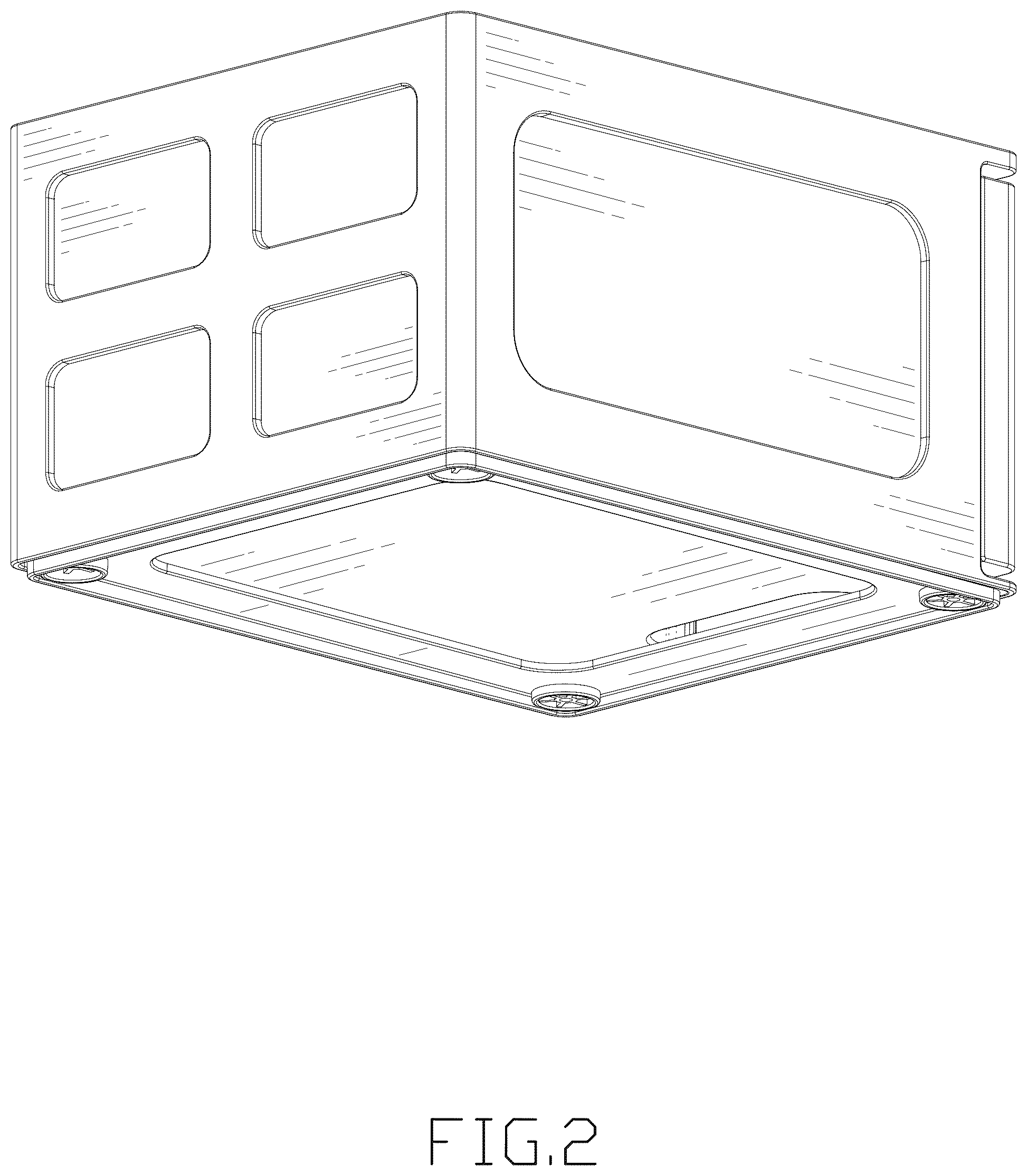 Patent USD1076441 Figure 2 – Drawer unit