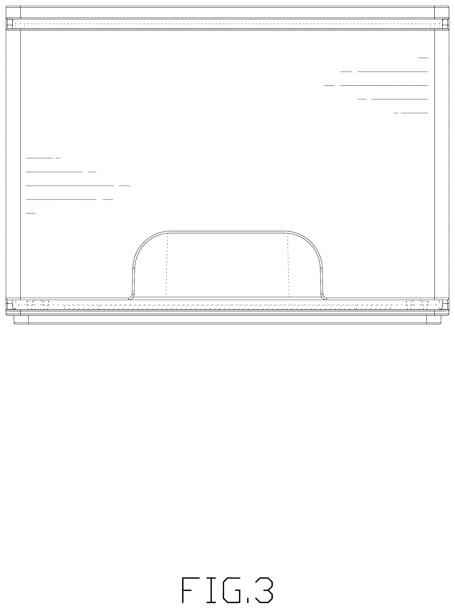 Patent USD1076441 Figure 3 – Drawer unit