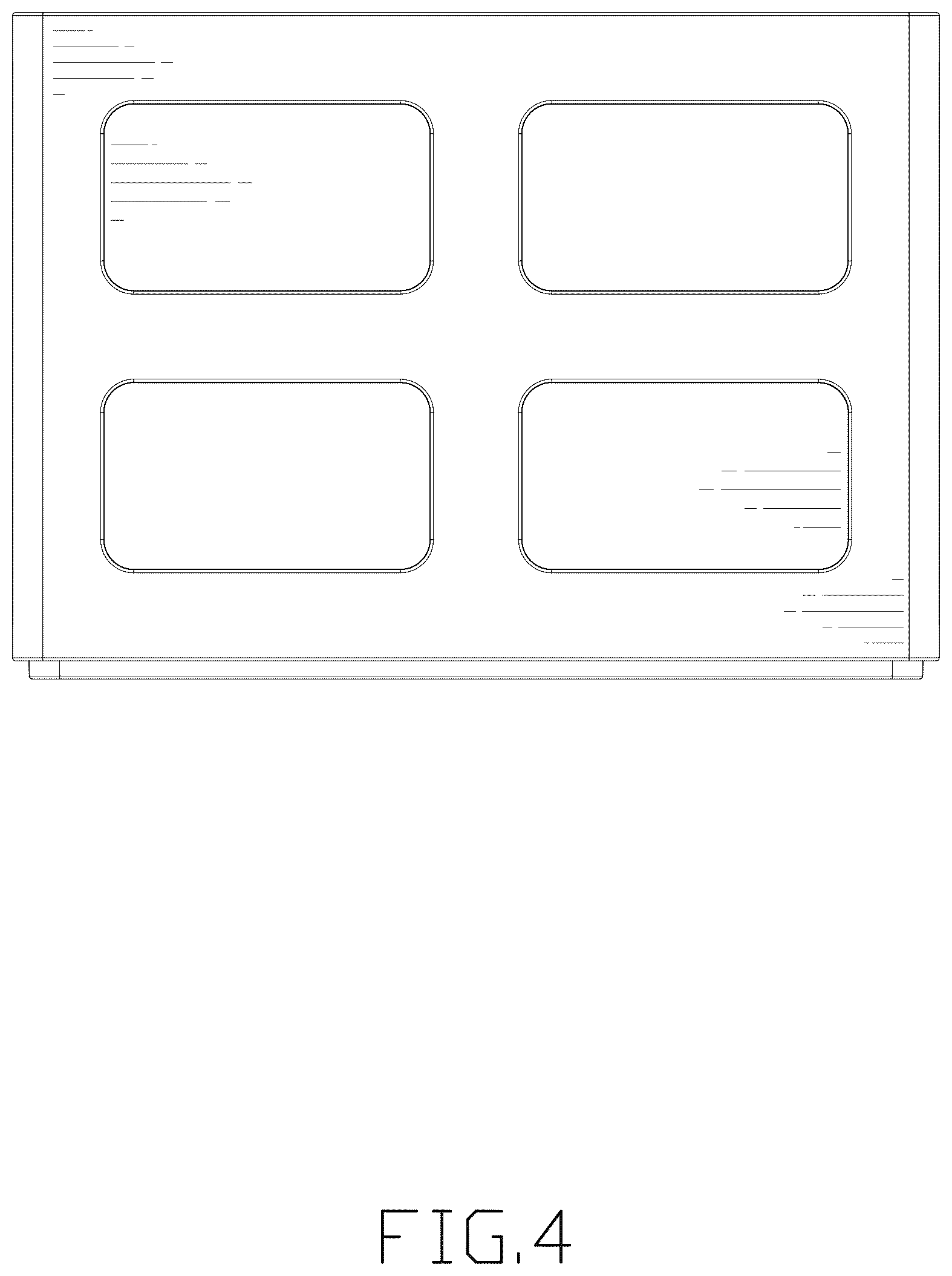 Patent USD1076441 Figure 4 – Drawer unit