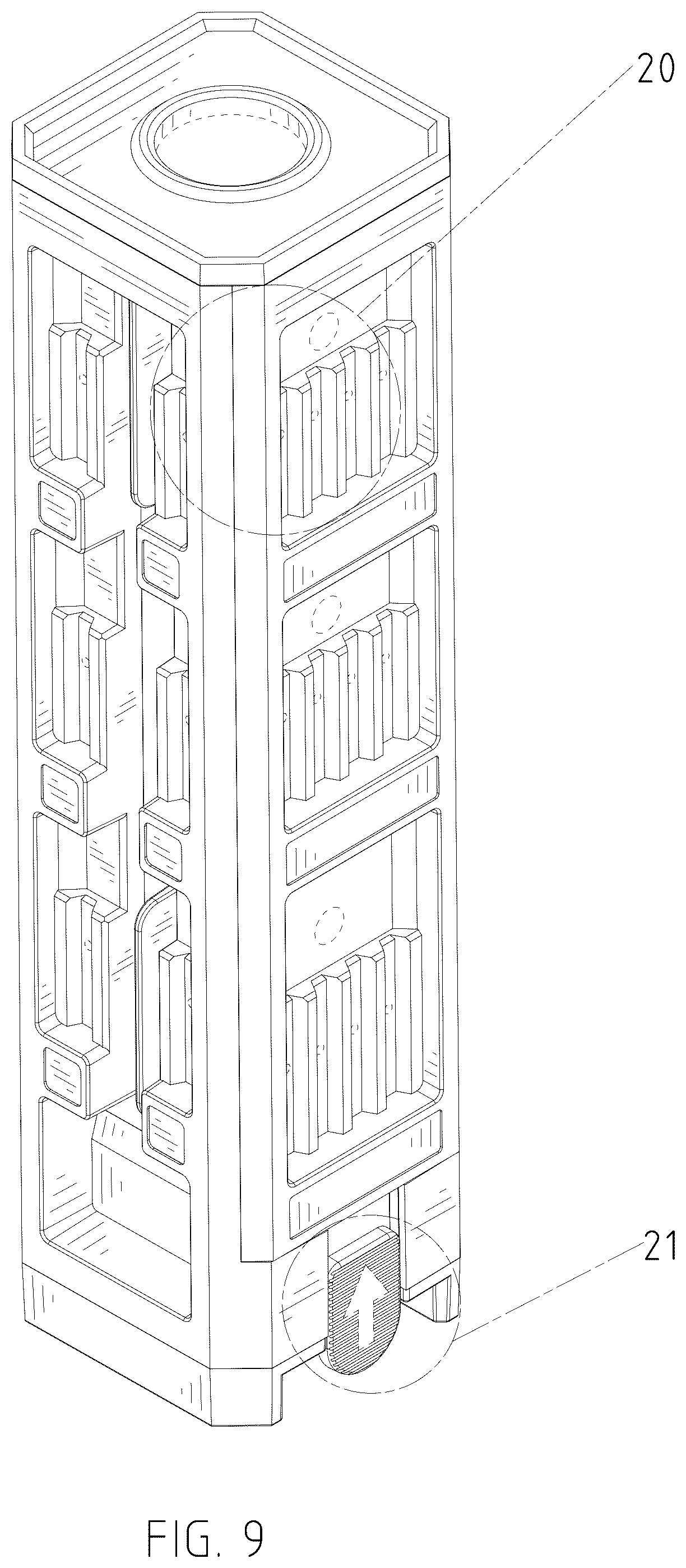 Patent USD1076442 Figure 9 – Tool box set