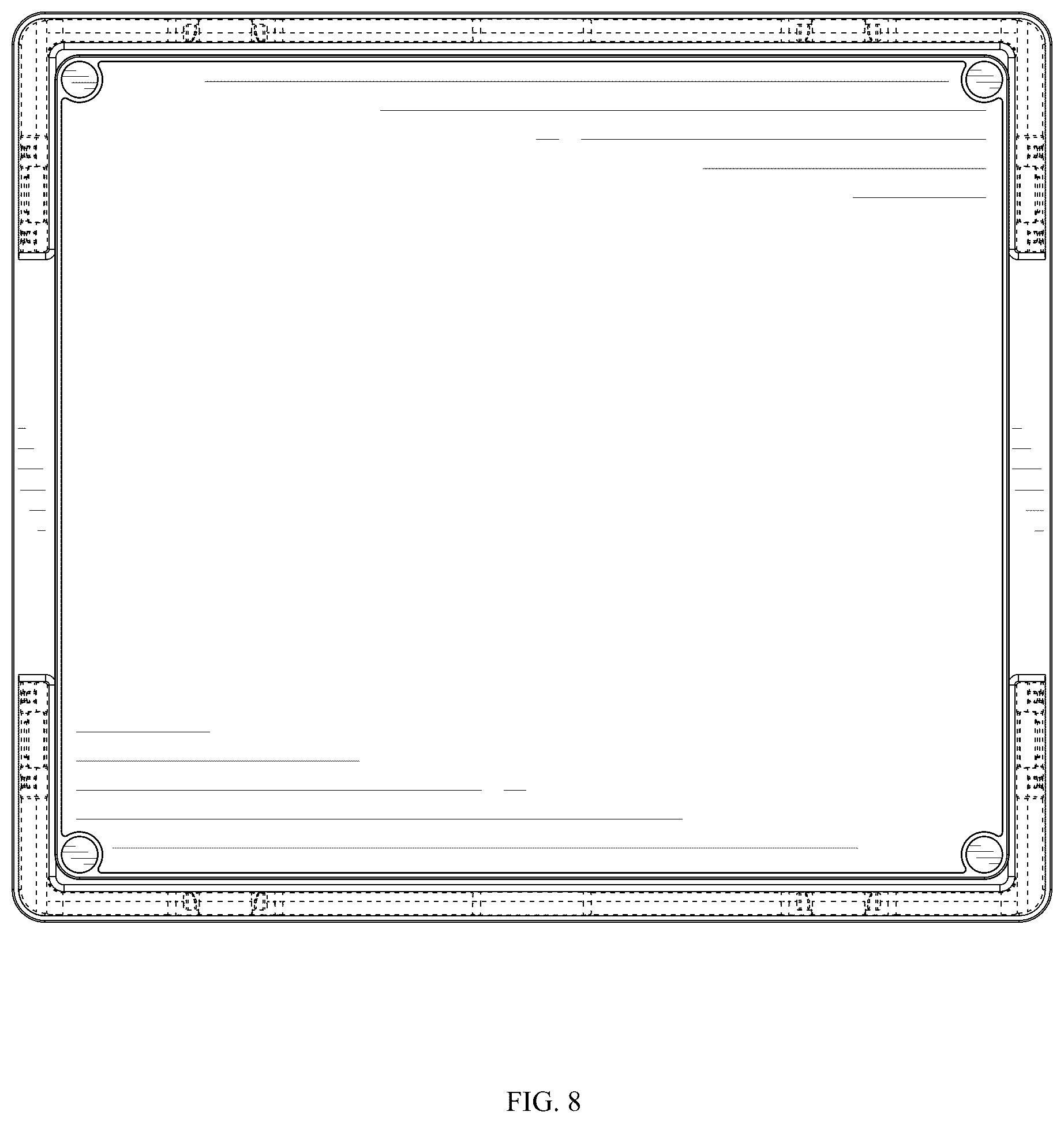 Patent USD1076444 Figure 8 – Foldable storage box