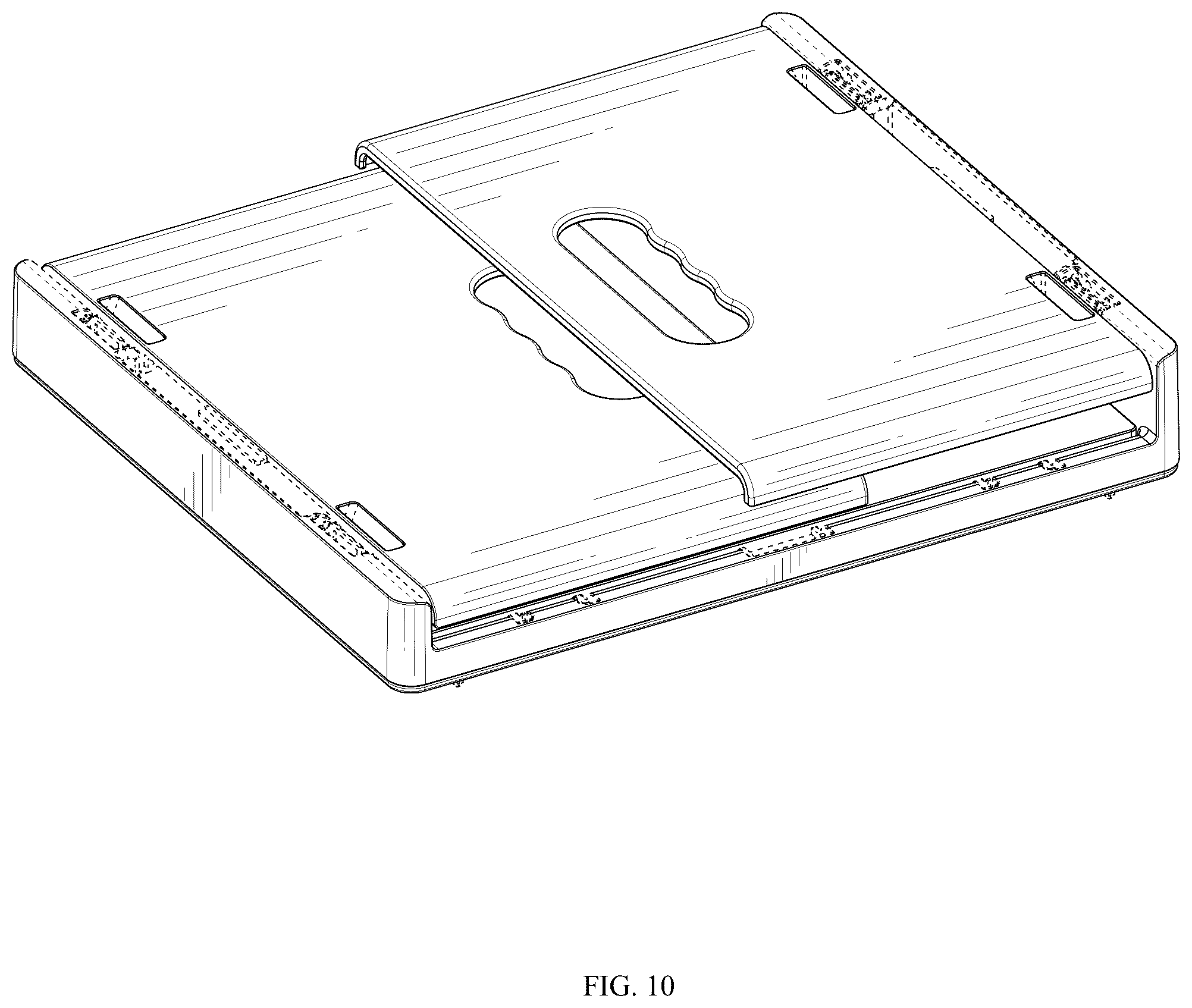 Patent USD1076444 Figure 10 – Foldable storage box