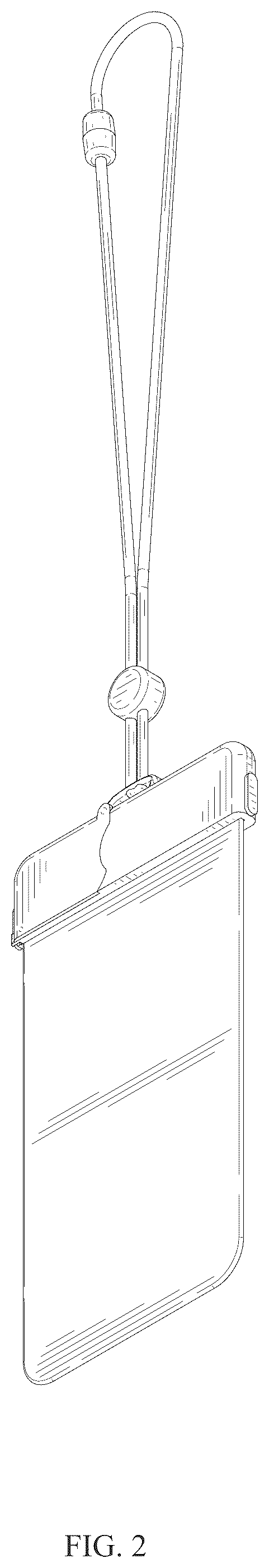 Patent USD1076445 Figure 2 – Waterproof bag