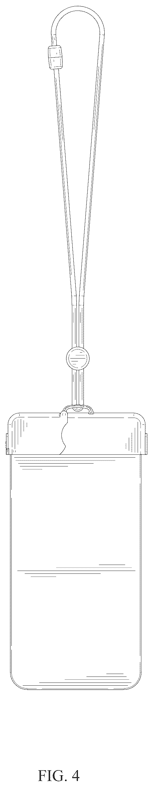 Patent USD1076445 Figure 4 – Waterproof bag