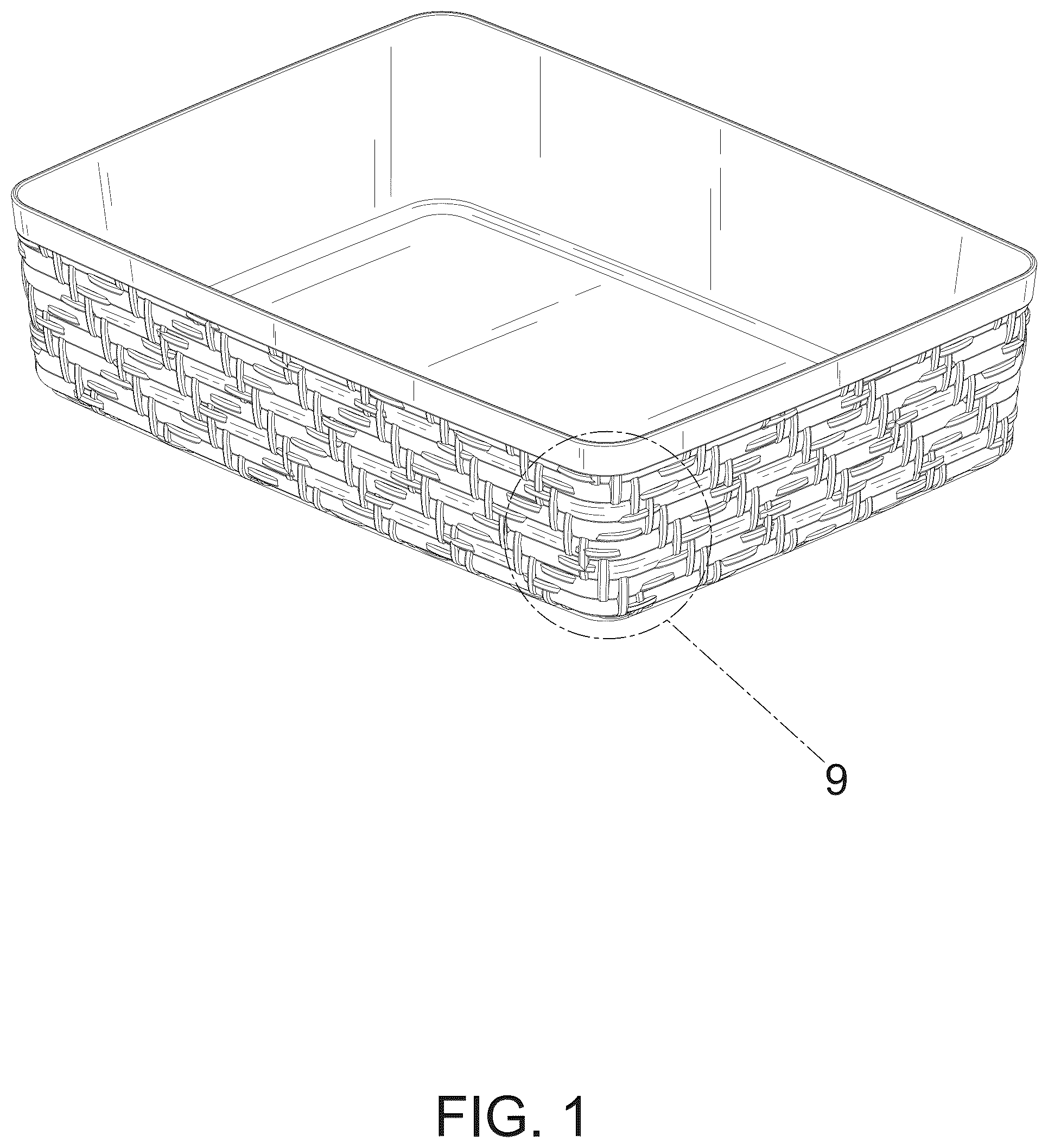 Patent USD1076446 — Storage basket — Figure 1