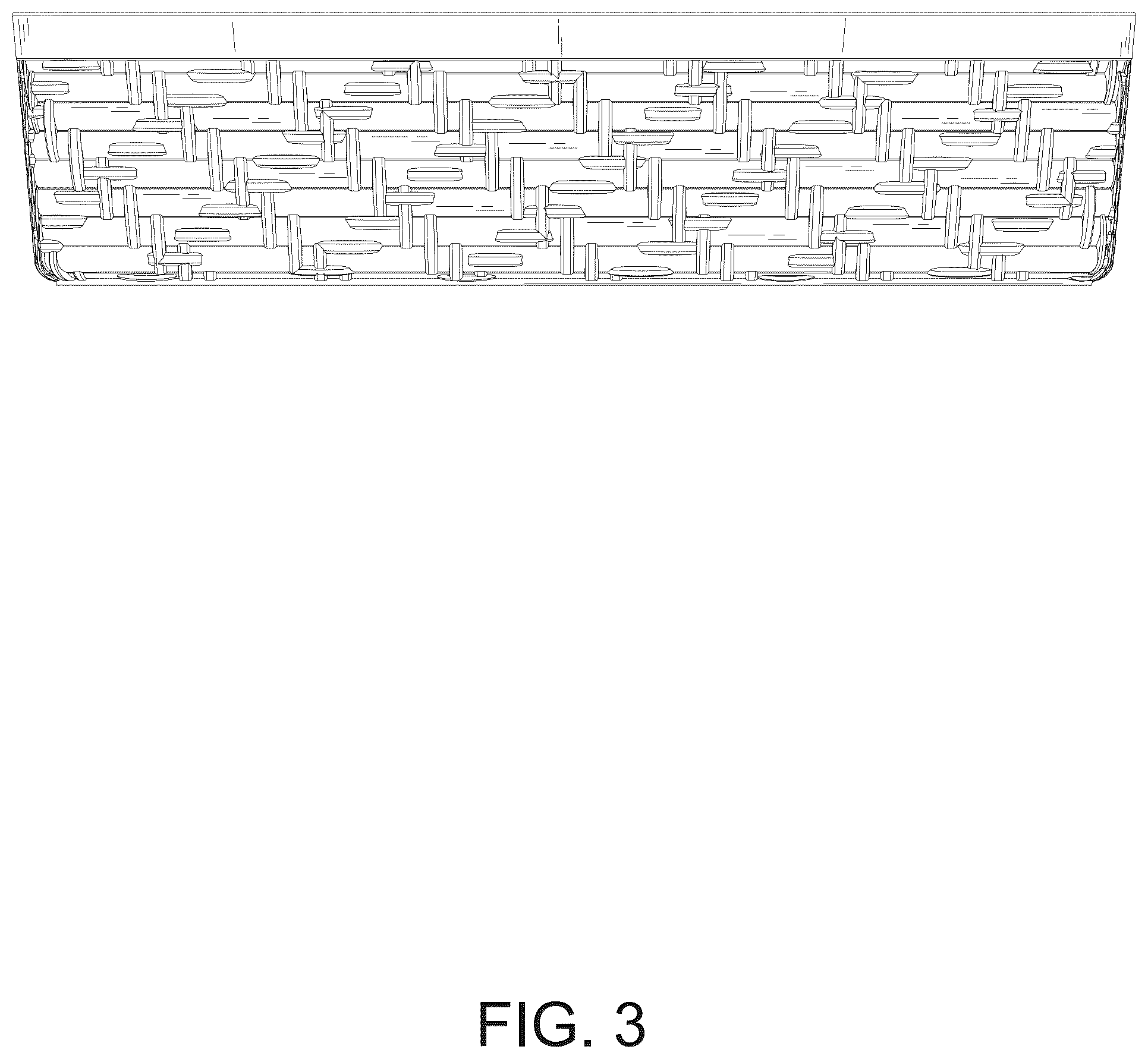 Patent USD1076446 Figure 3 – Storage basket