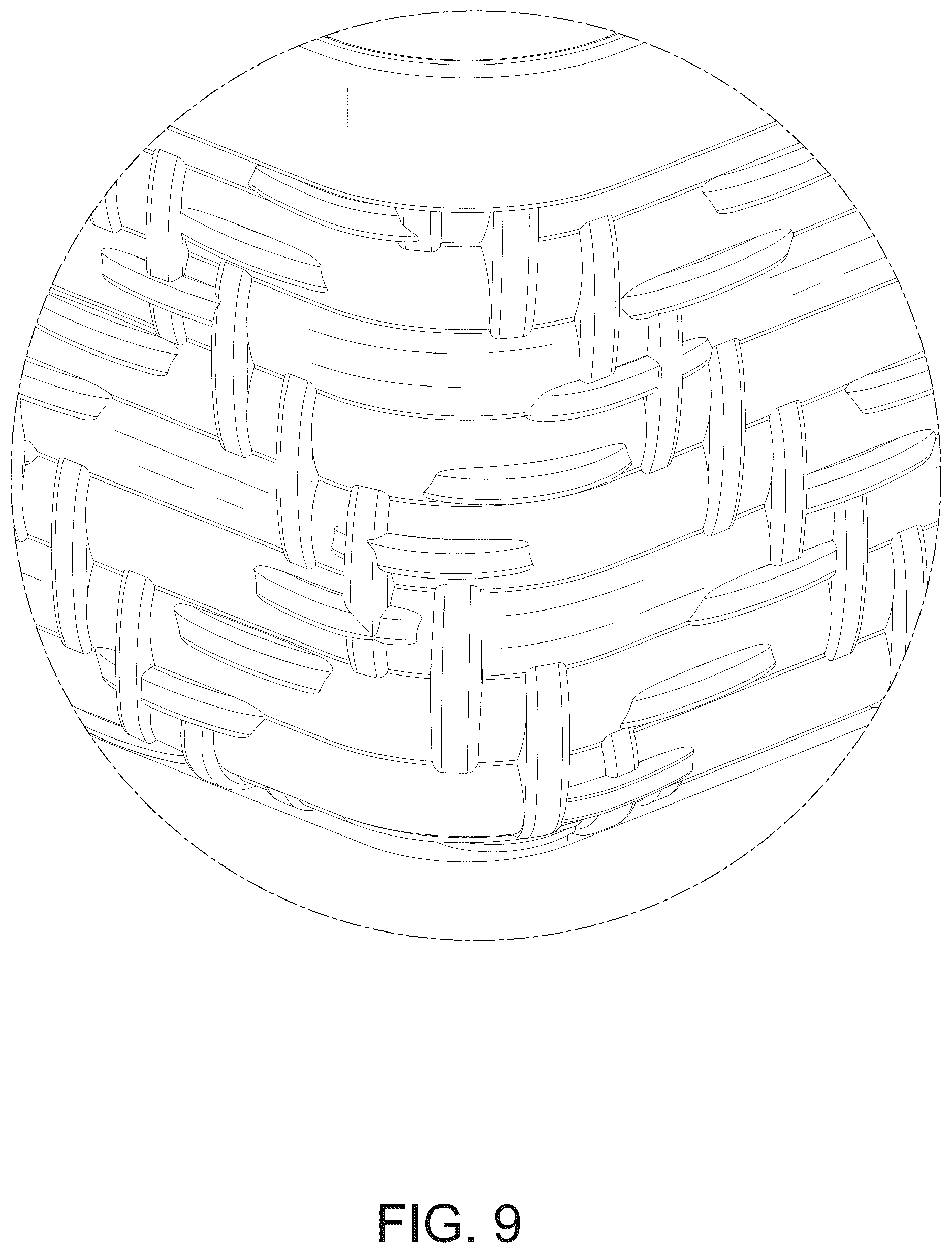 Patent USD1076446 Figure 9 – Storage basket