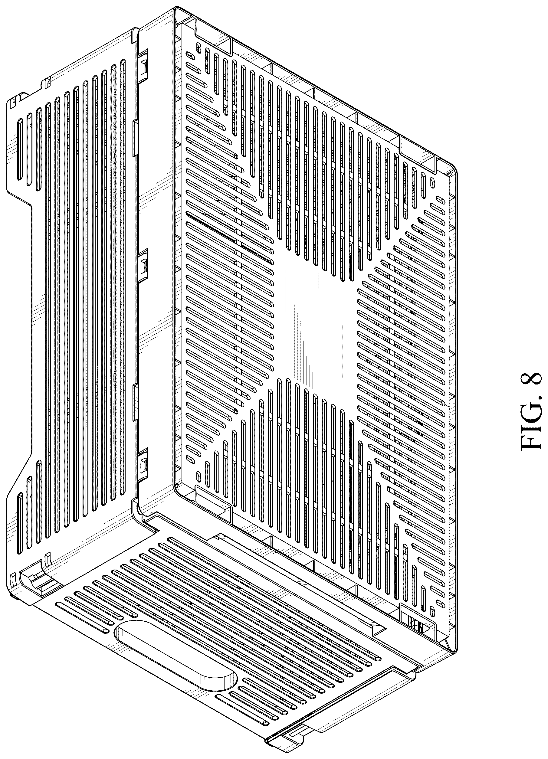 Patent USD1076449 Figure 8 – Storage basket
