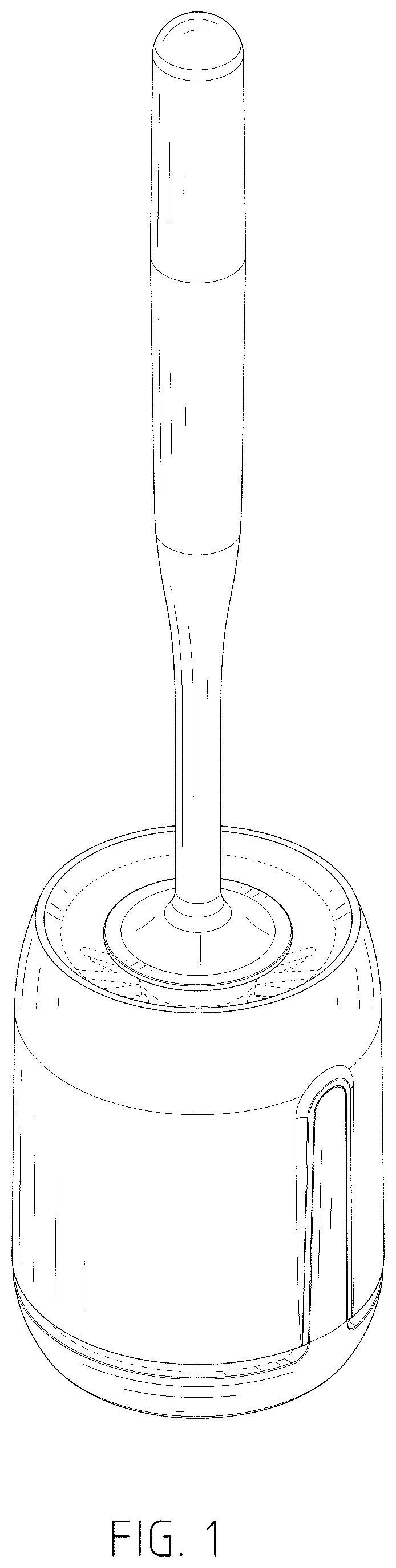 Patent USD1076452 — Combined toilet brush and stand — Figure 1