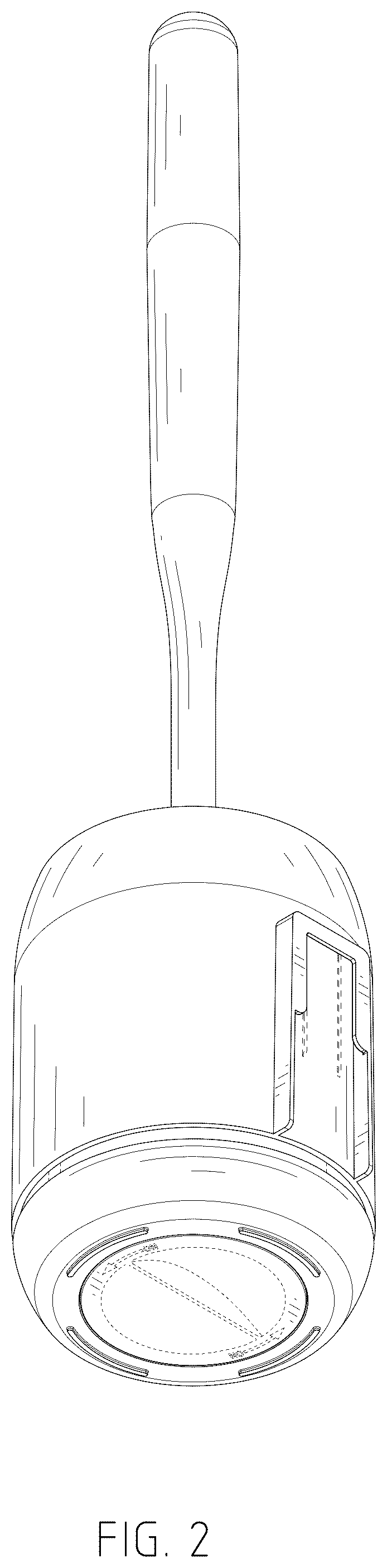 Patent USD1076452 Figure 2 – Combined toilet brush and stand