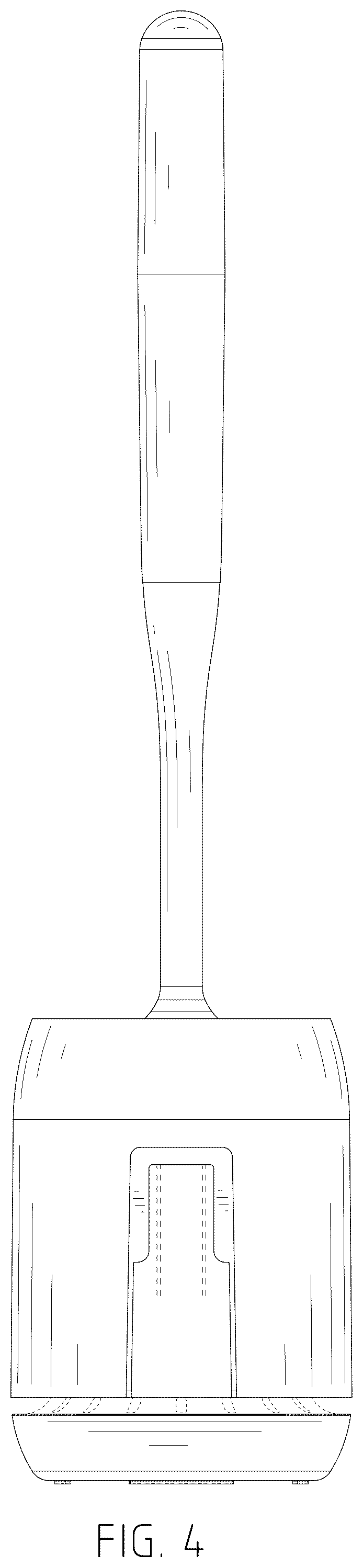 Patent USD1076452 Figure 4 – Combined toilet brush and stand