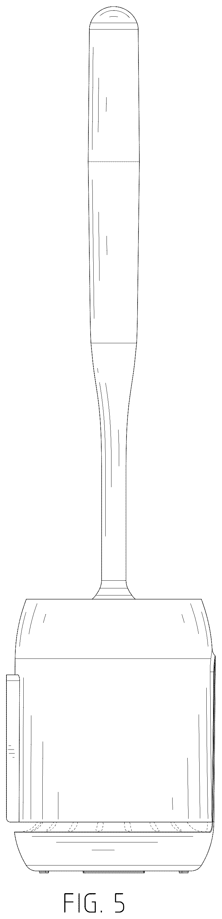 Patent USD1076452 Figure 5 – Combined toilet brush and stand