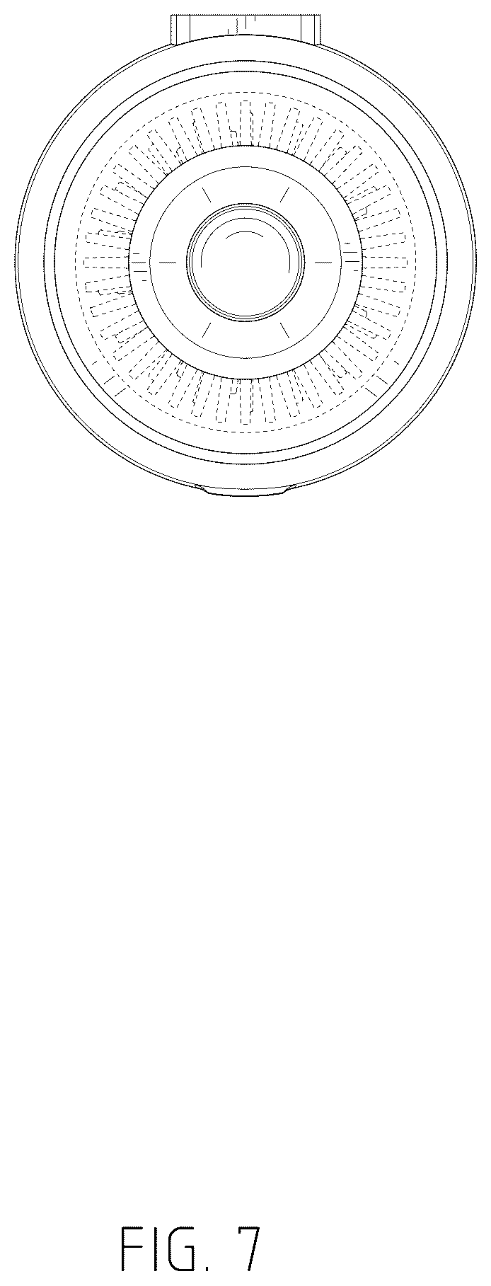 Patent USD1076452 Figure 7 – Combined toilet brush and stand