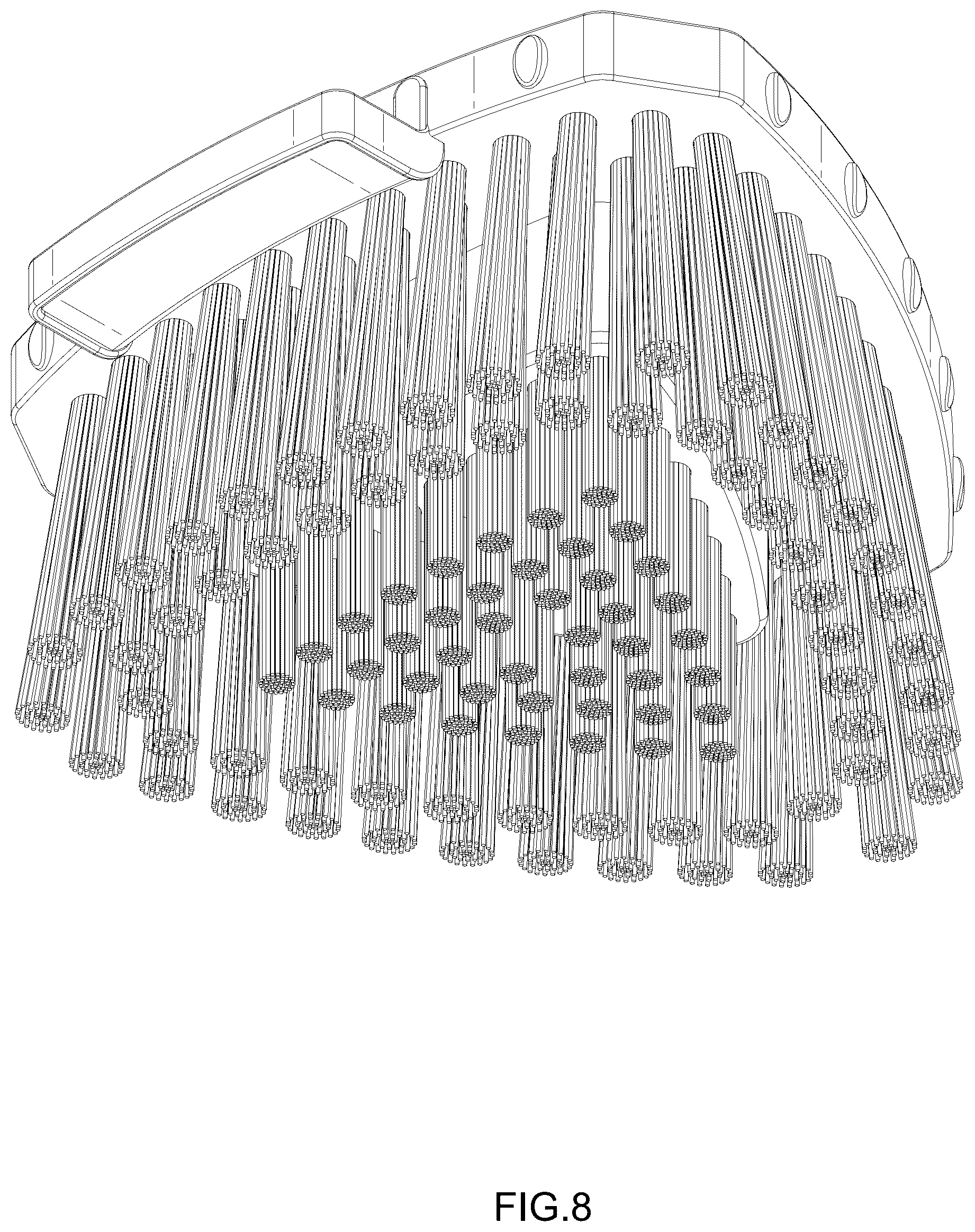 Patent USD1076453 Figure 8 – Head for cleaning brush