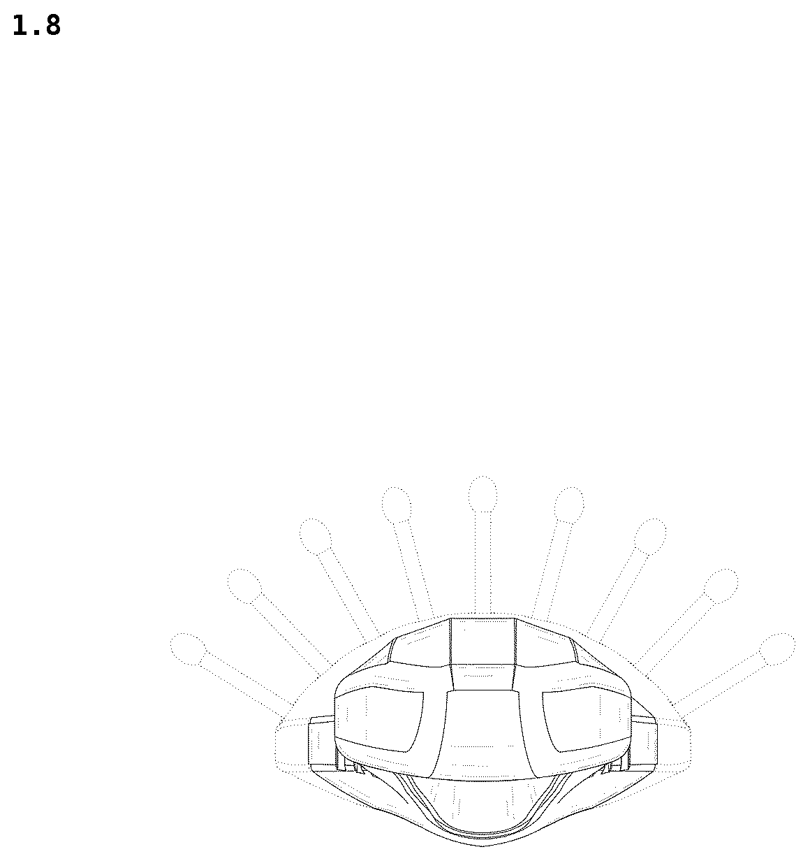 Patent USD1076454 Figure 8 – Hair brush