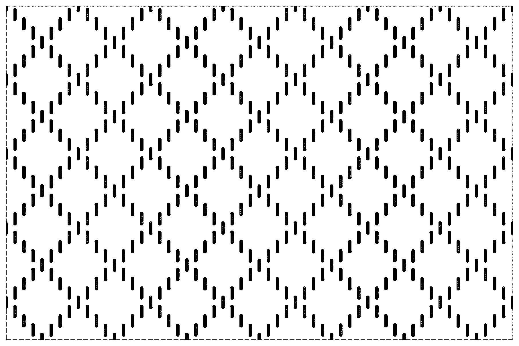 Patent USD1076458 Figure 1 – Plastic film with surface pattern for embossing