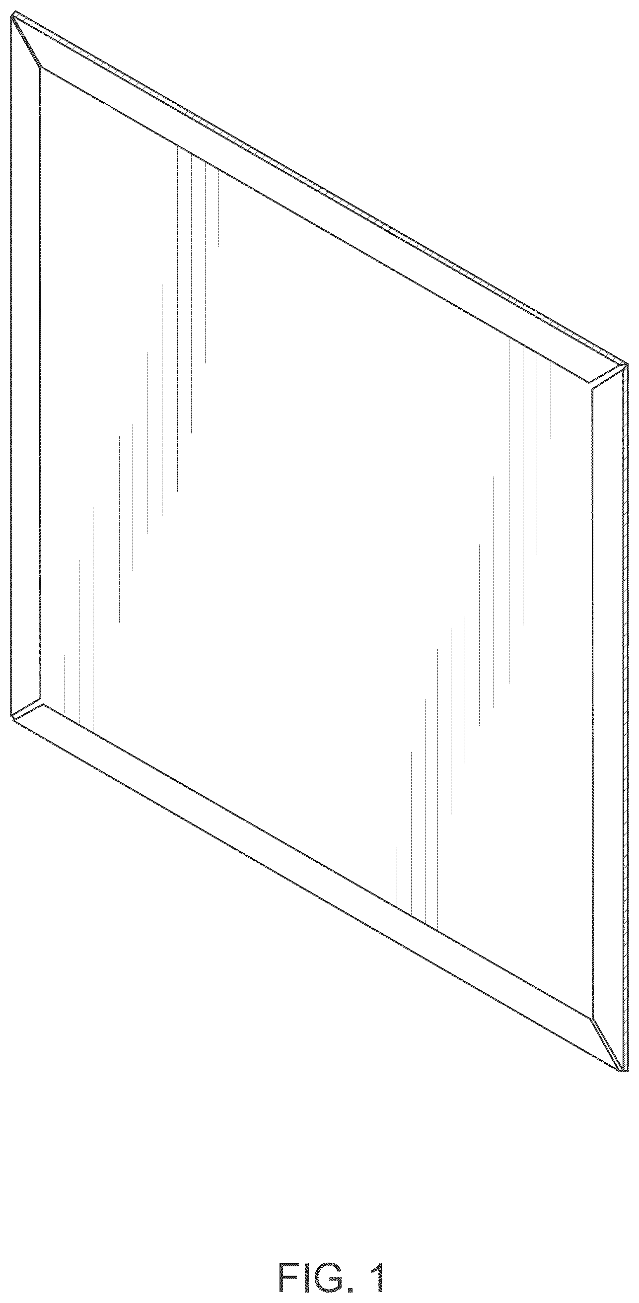 Patent USD1076460 Figure 1 – Wall display apparatus