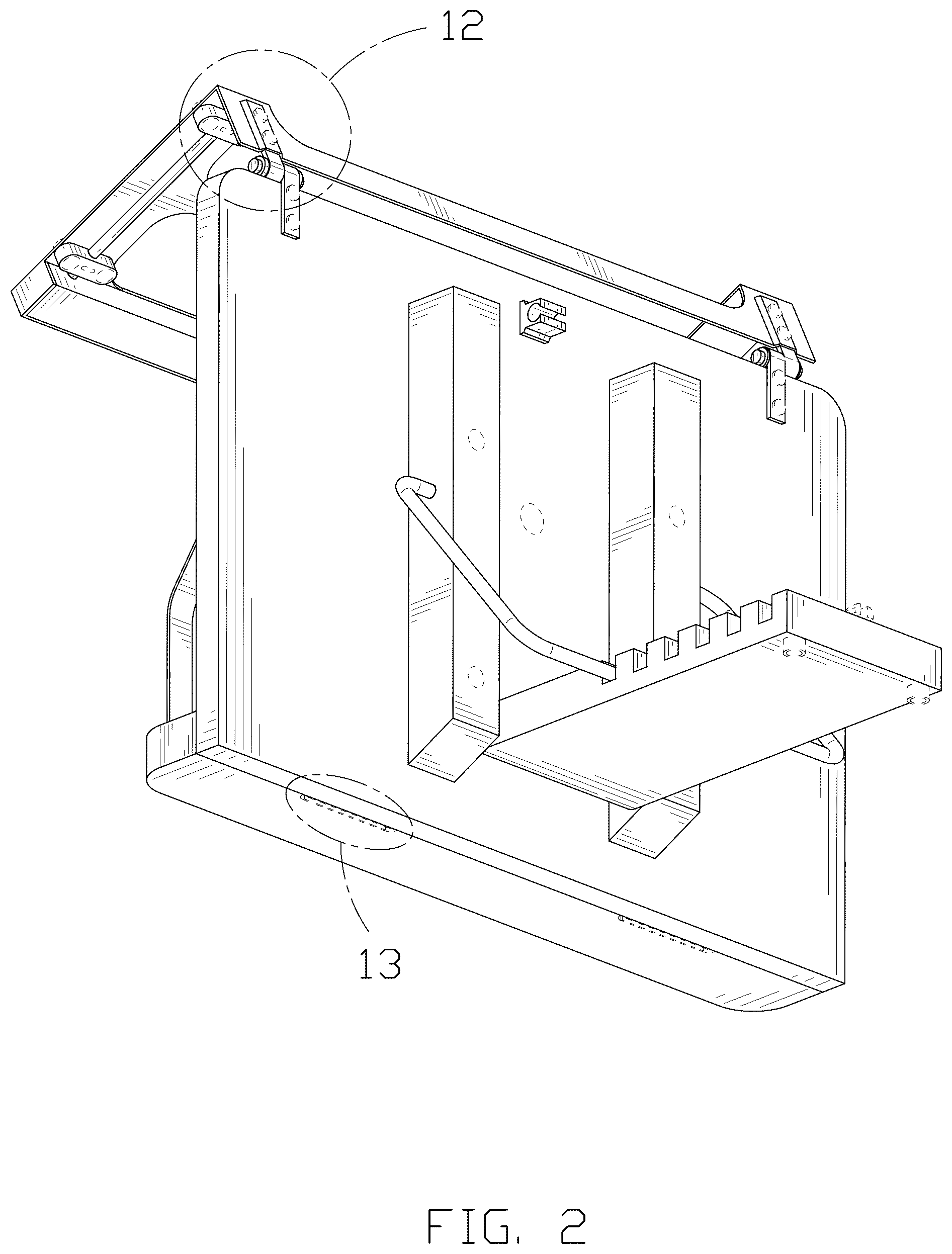 Patent USD1076461 Figure 2 – Bookstand